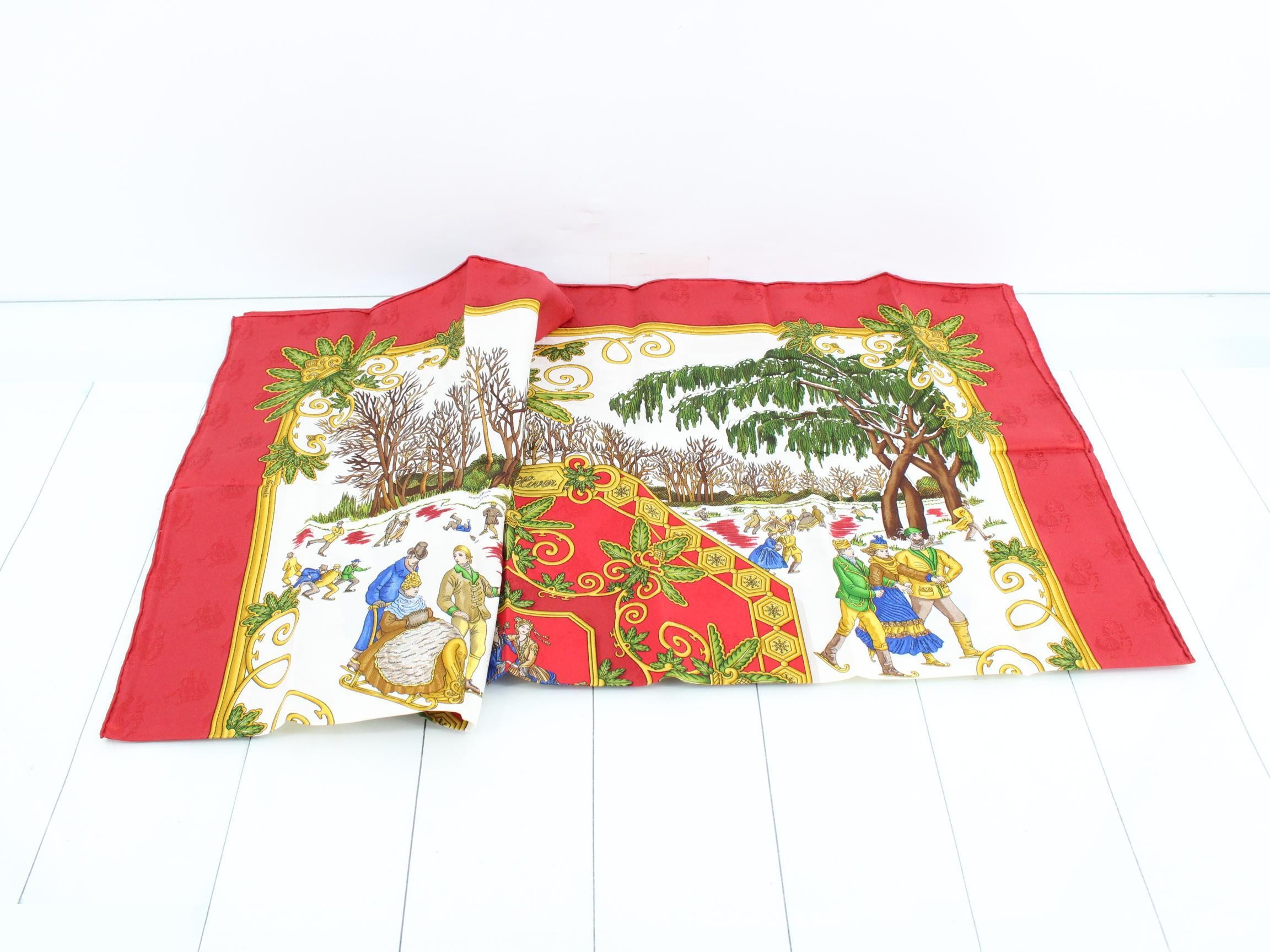 Carre 90 "Winter Pleasures" Unused — view 3