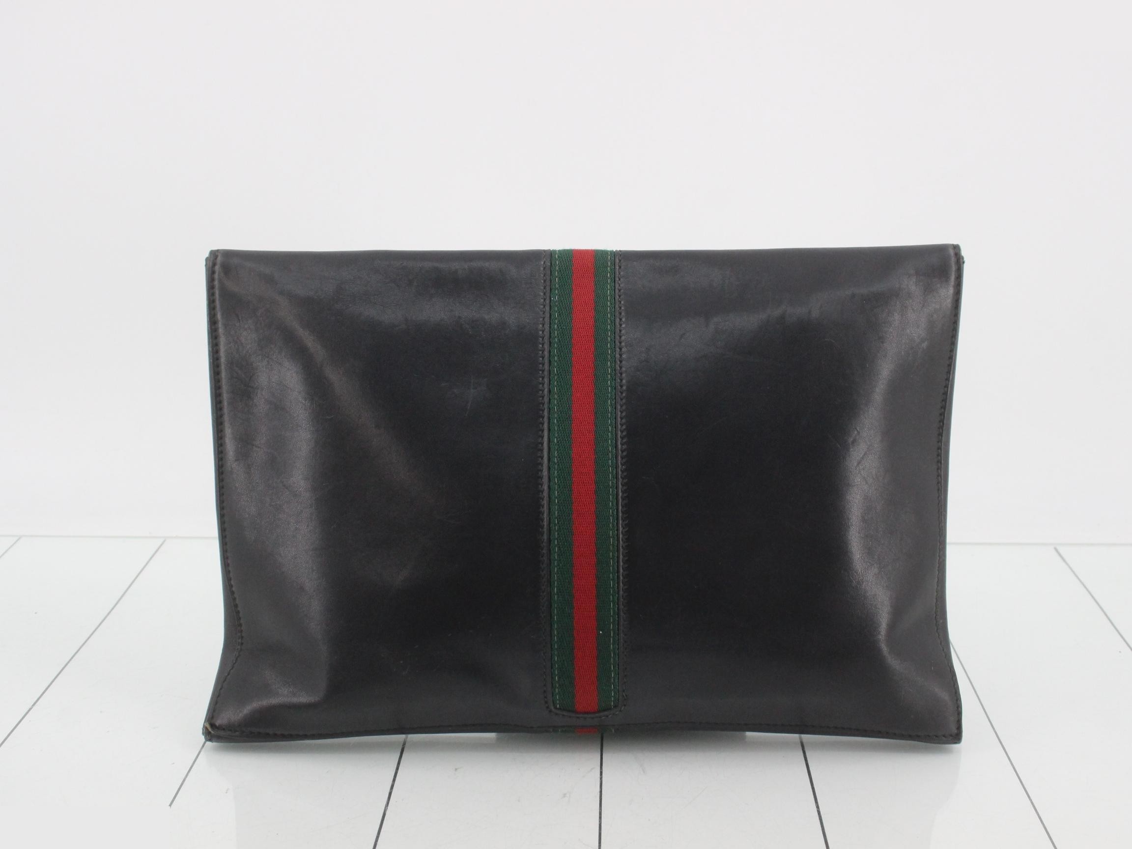 Sherry Clutch Bag Leather Pochette — view 2