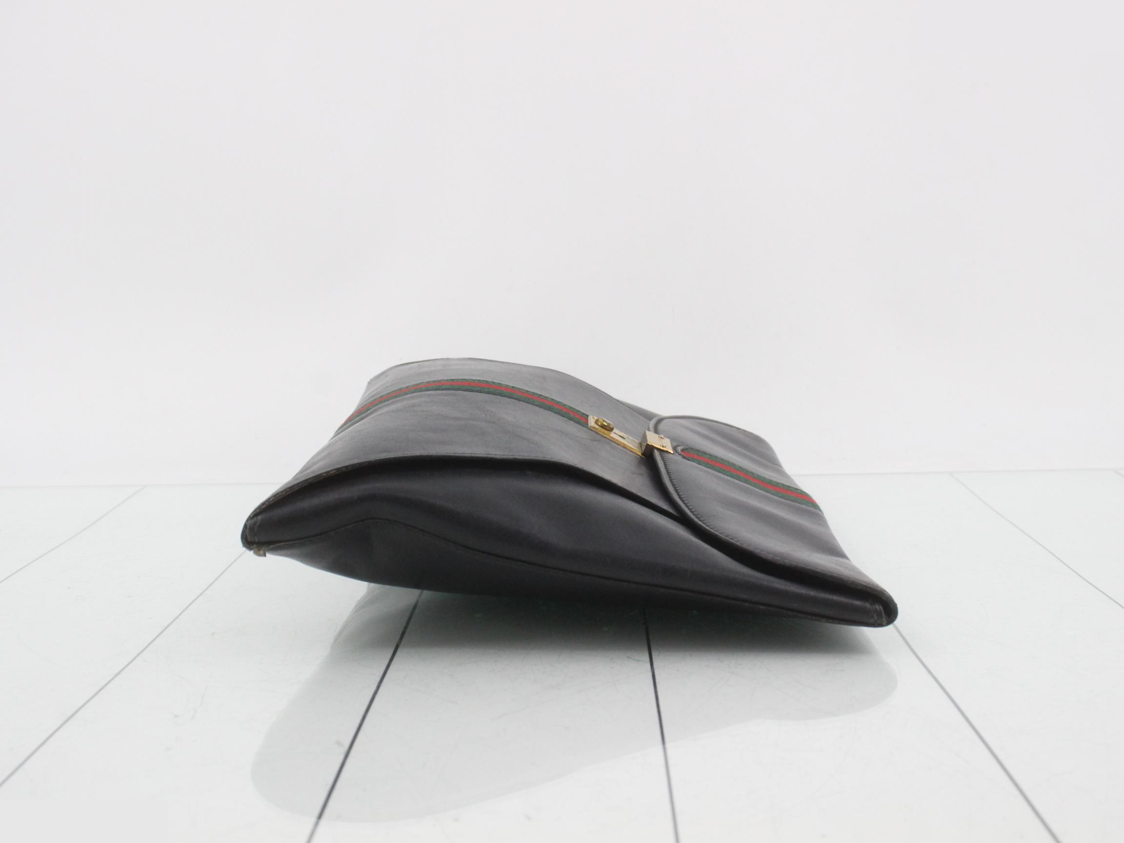 Sherry Clutch Bag Leather Pochette — view 3