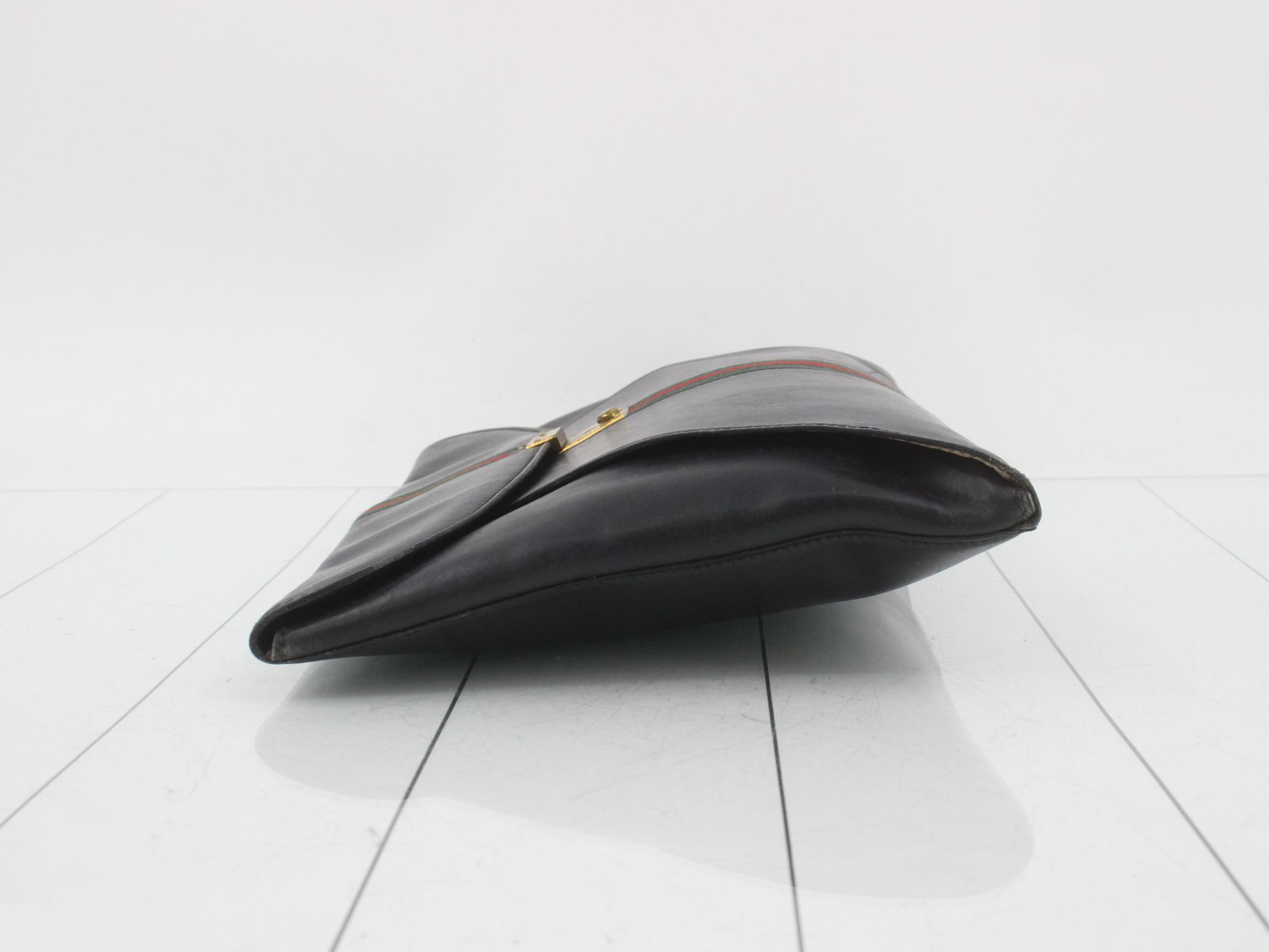 Sherry Clutch Bag Leather Pochette — view 4
