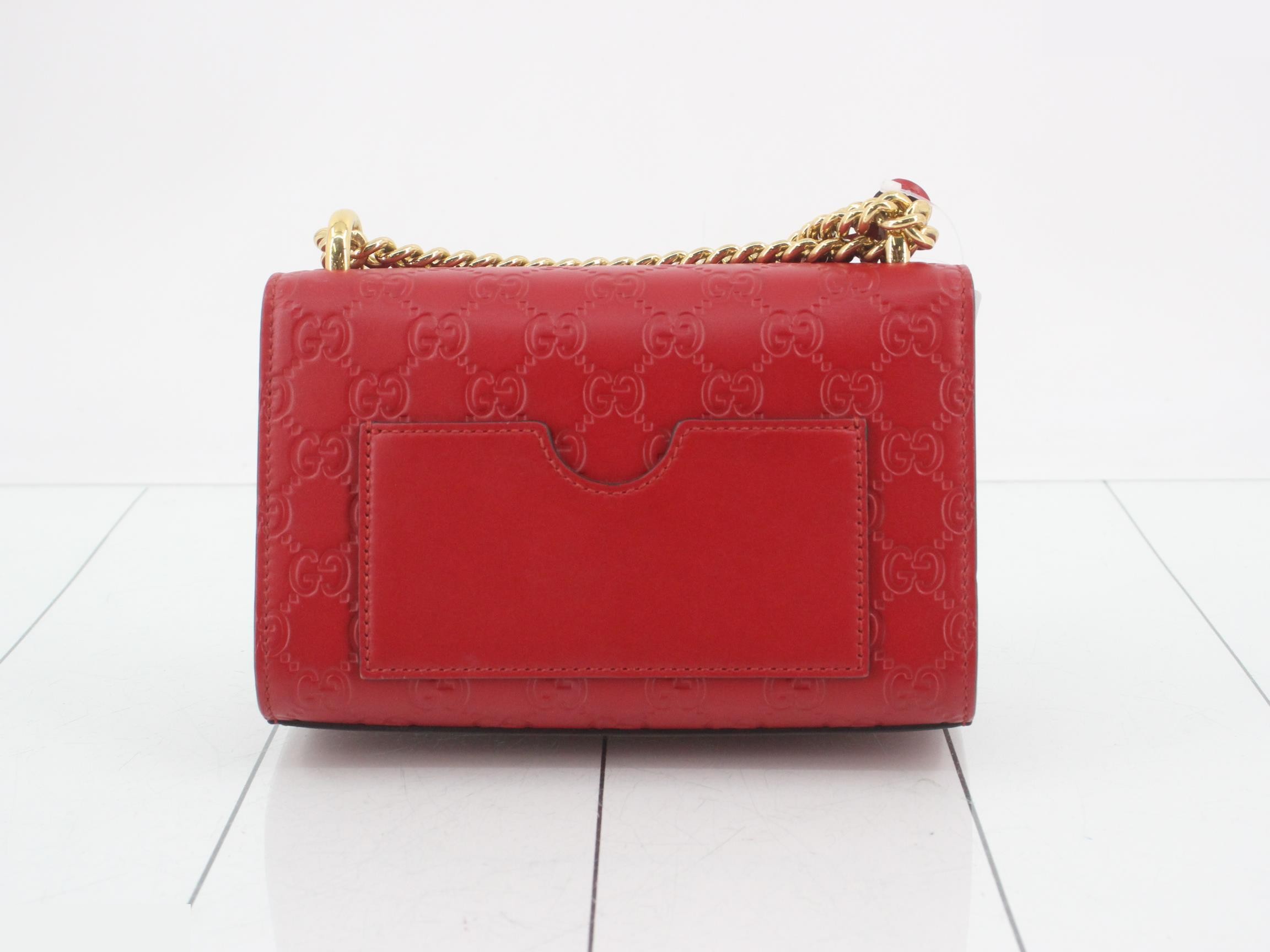 Padlock Guccissima Chain Shoulder Bag — view 2