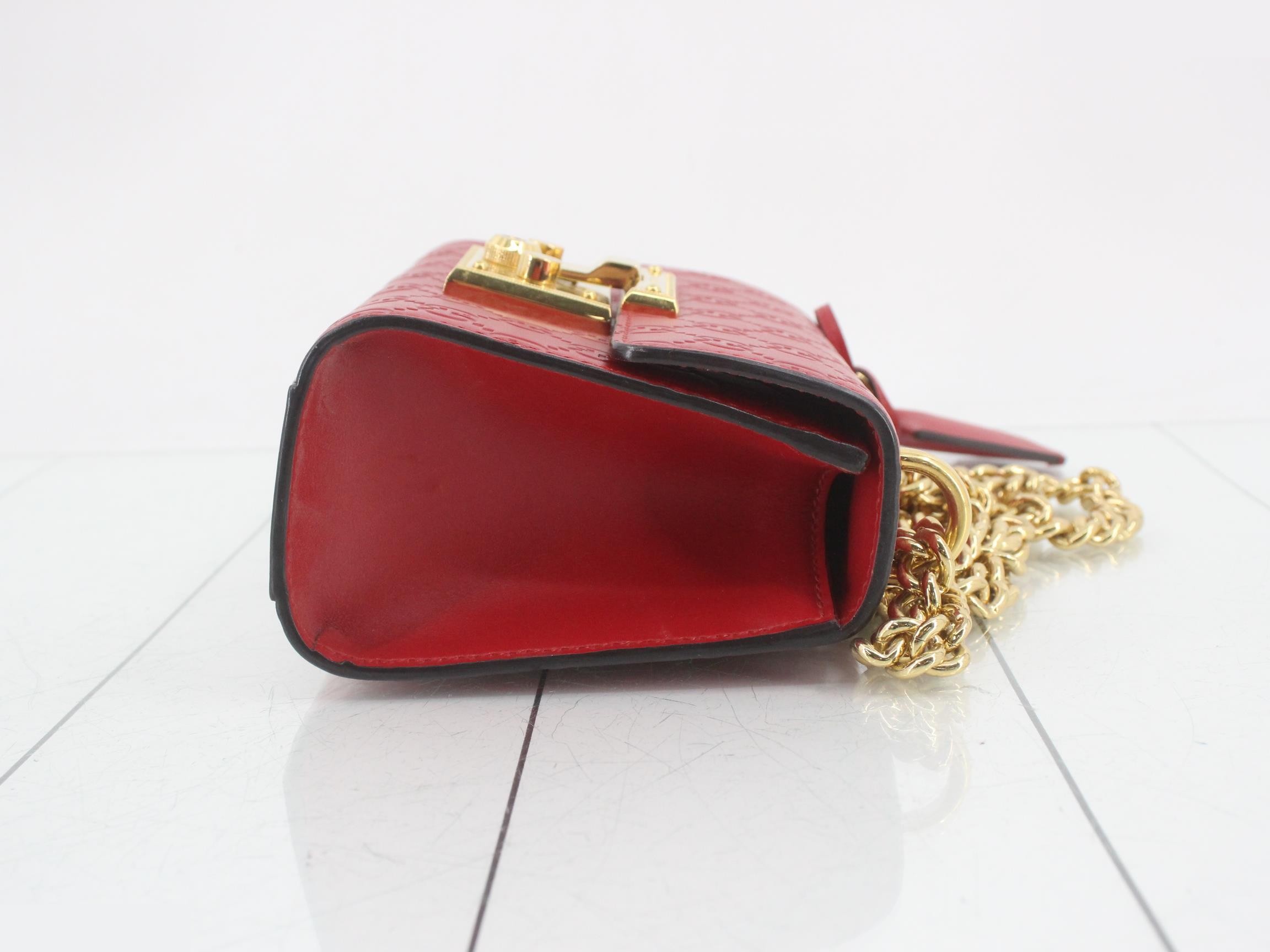 Padlock Guccissima Chain Shoulder Bag — view 3