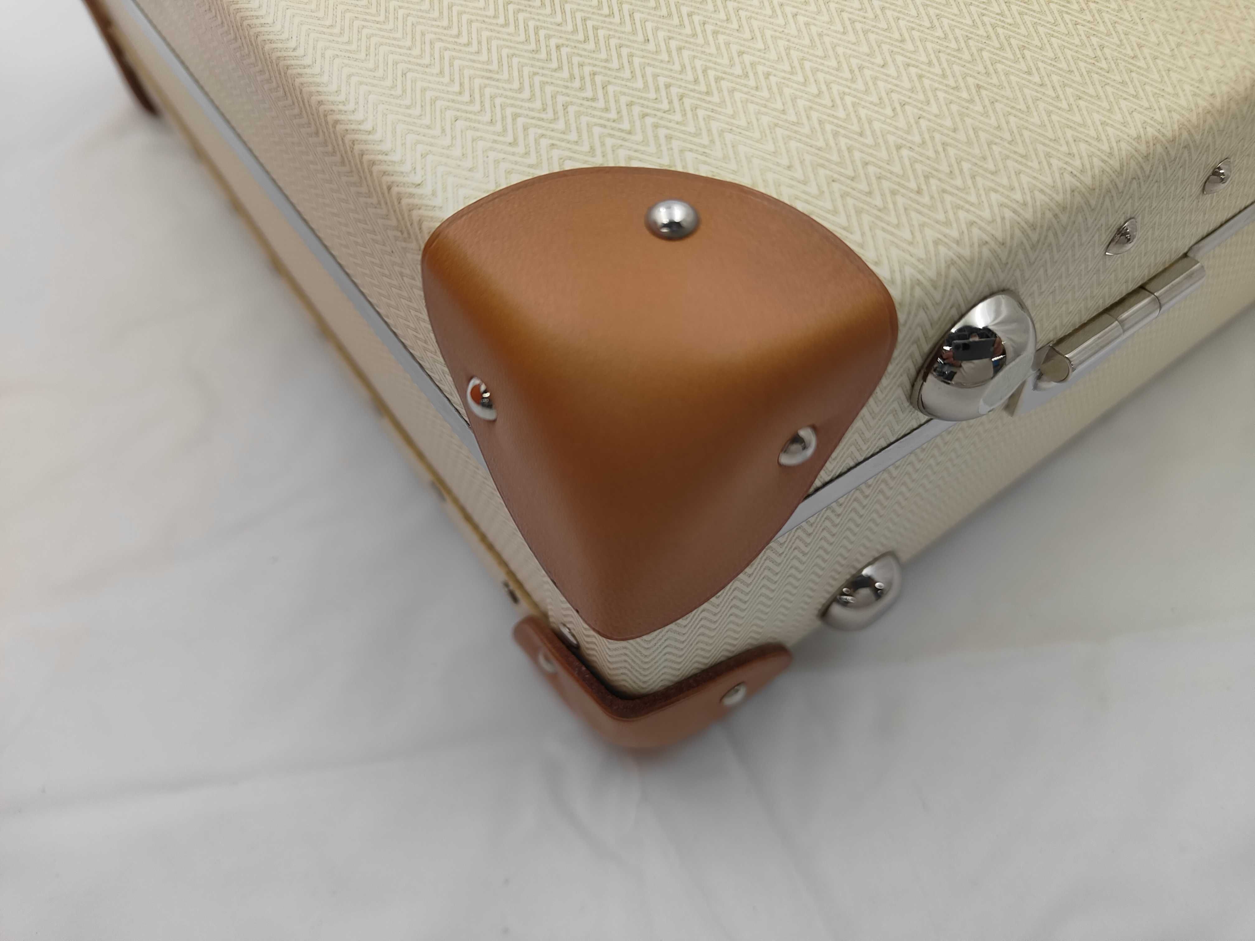 Faubourg Eclipse Attache Case PM L Parchment x Natural P Hardware Bag — view 6
