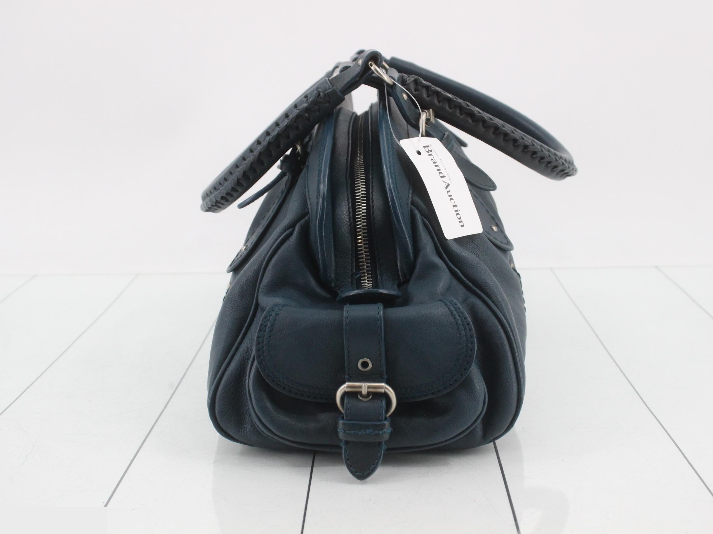 Other lines: Bags & Handbags - My Dior Frame Leather Blue — view 3