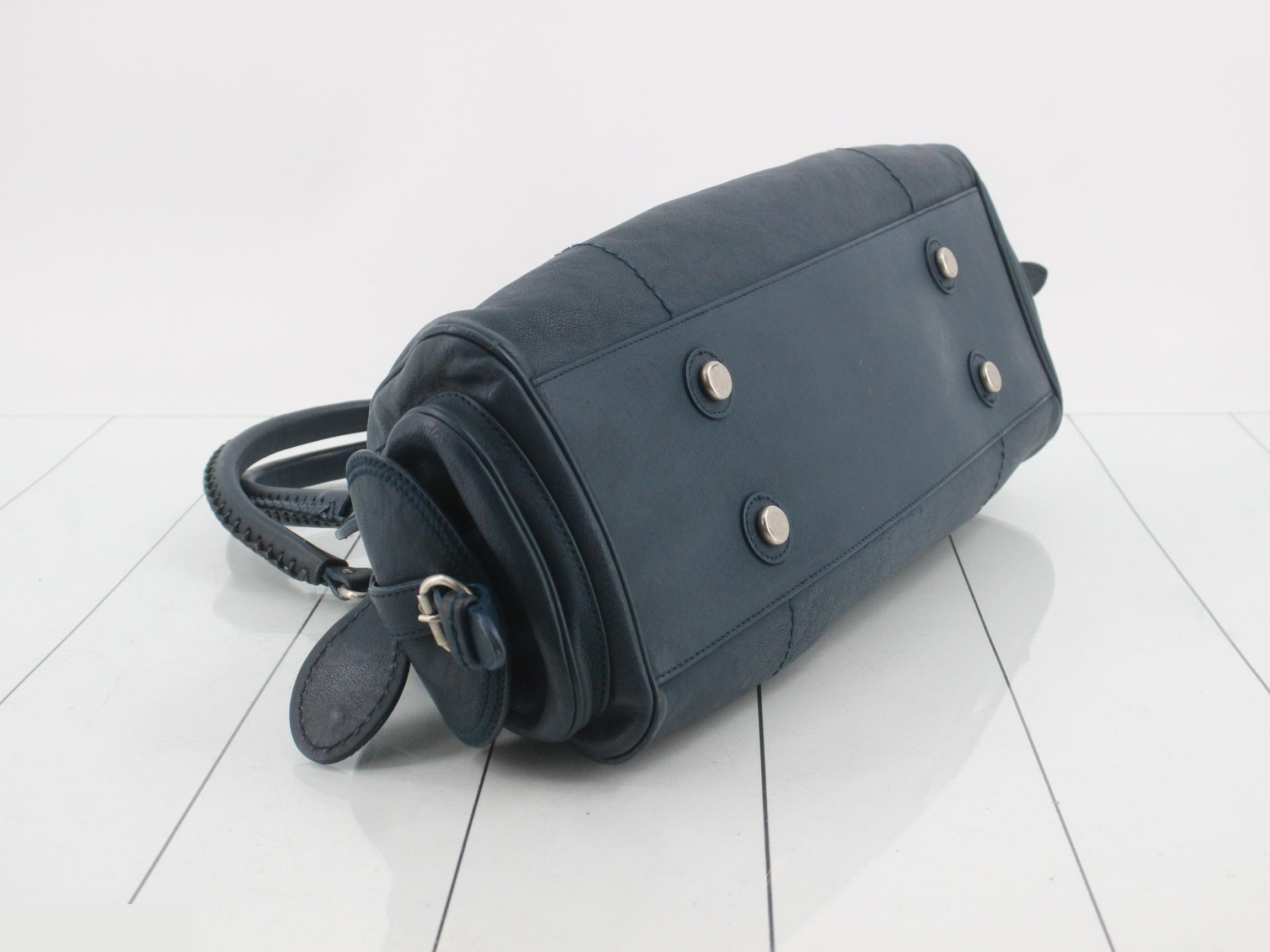 Other lines: Bags & Handbags - My Dior Frame Leather Blue — view 5