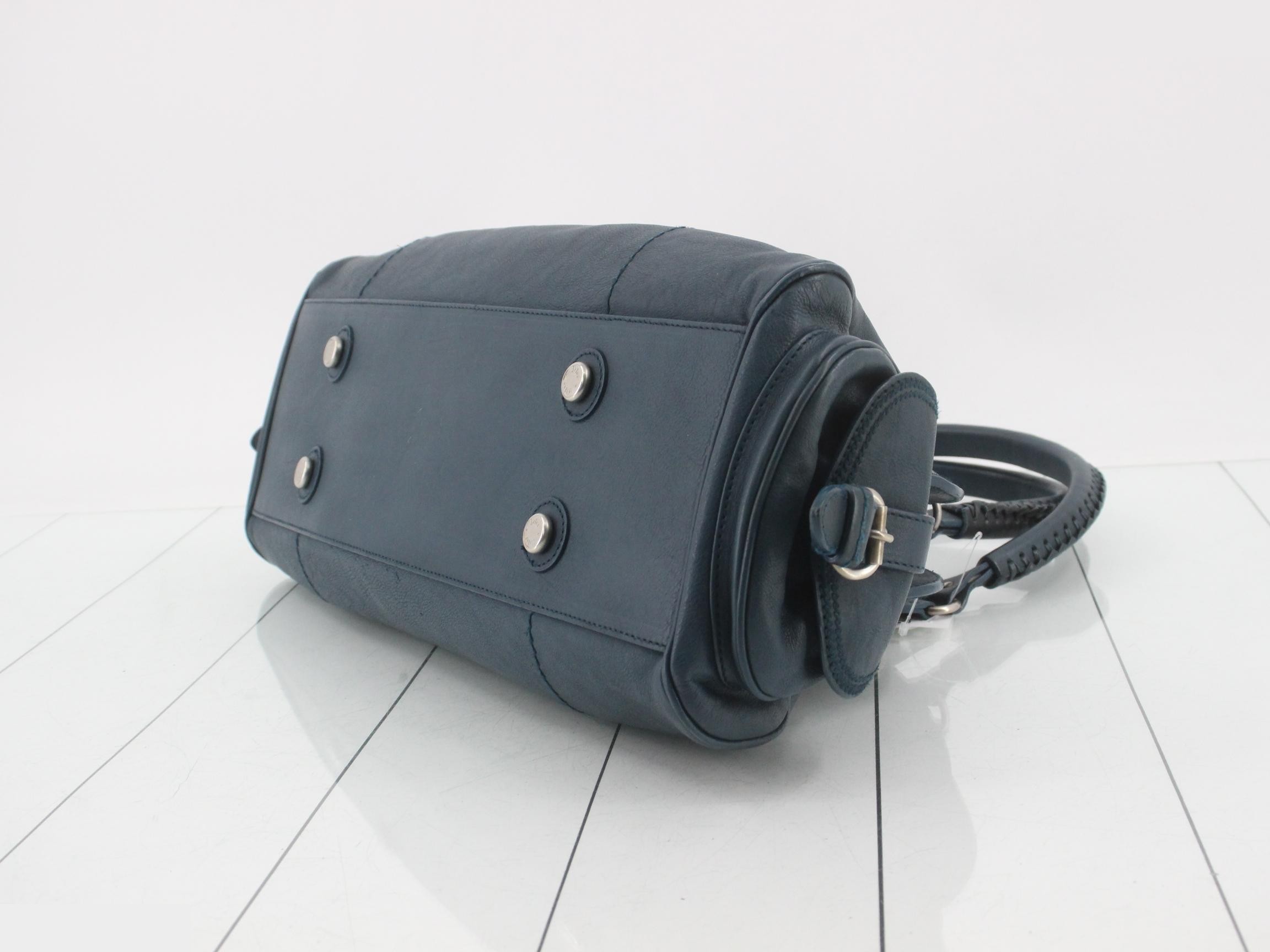 Other lines: Bags & Handbags - My Dior Frame Leather Blue — view 6