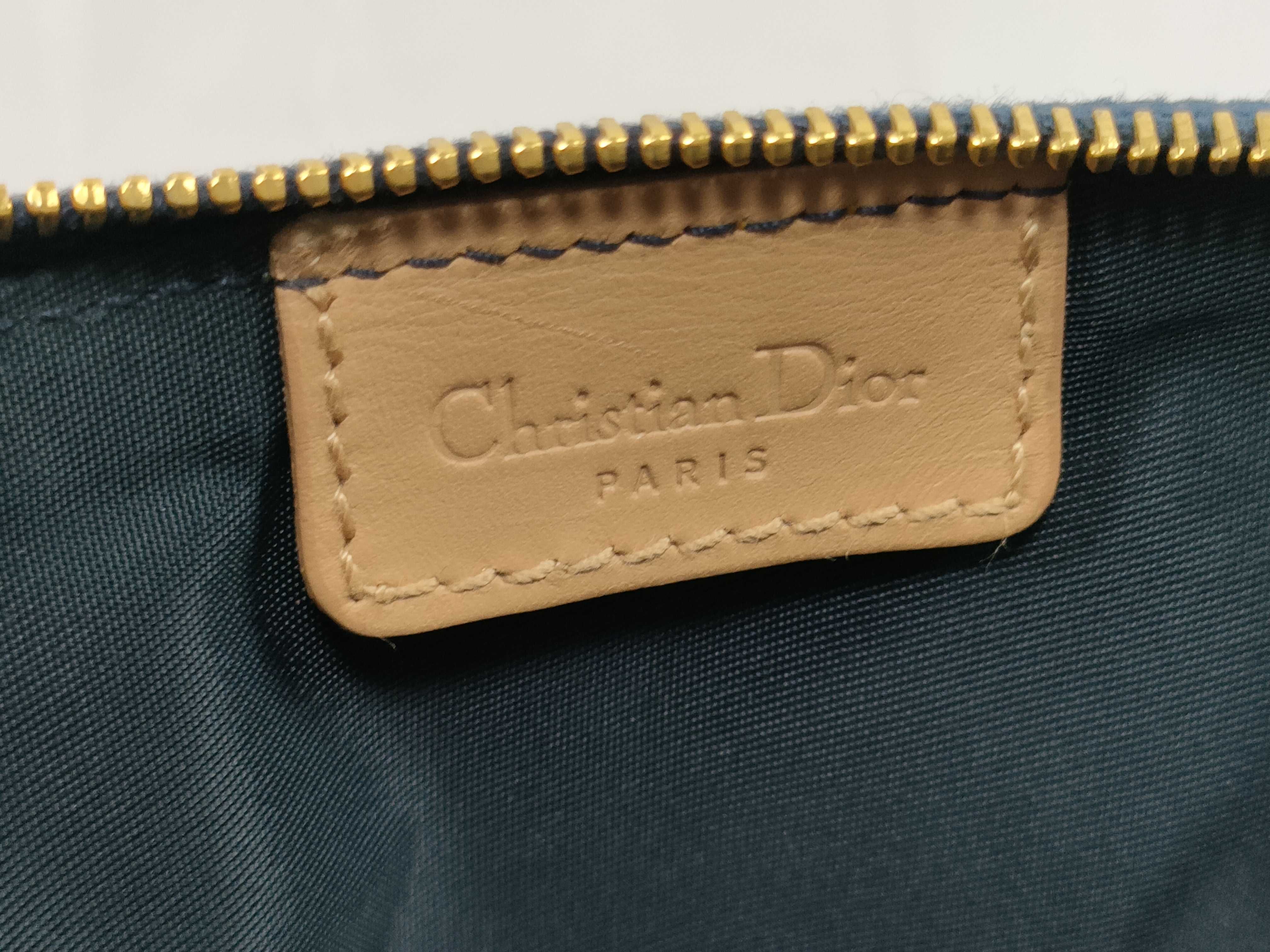 Saddle Bag Denim x Leather Shoulder Bag Blue Pouch — view 11