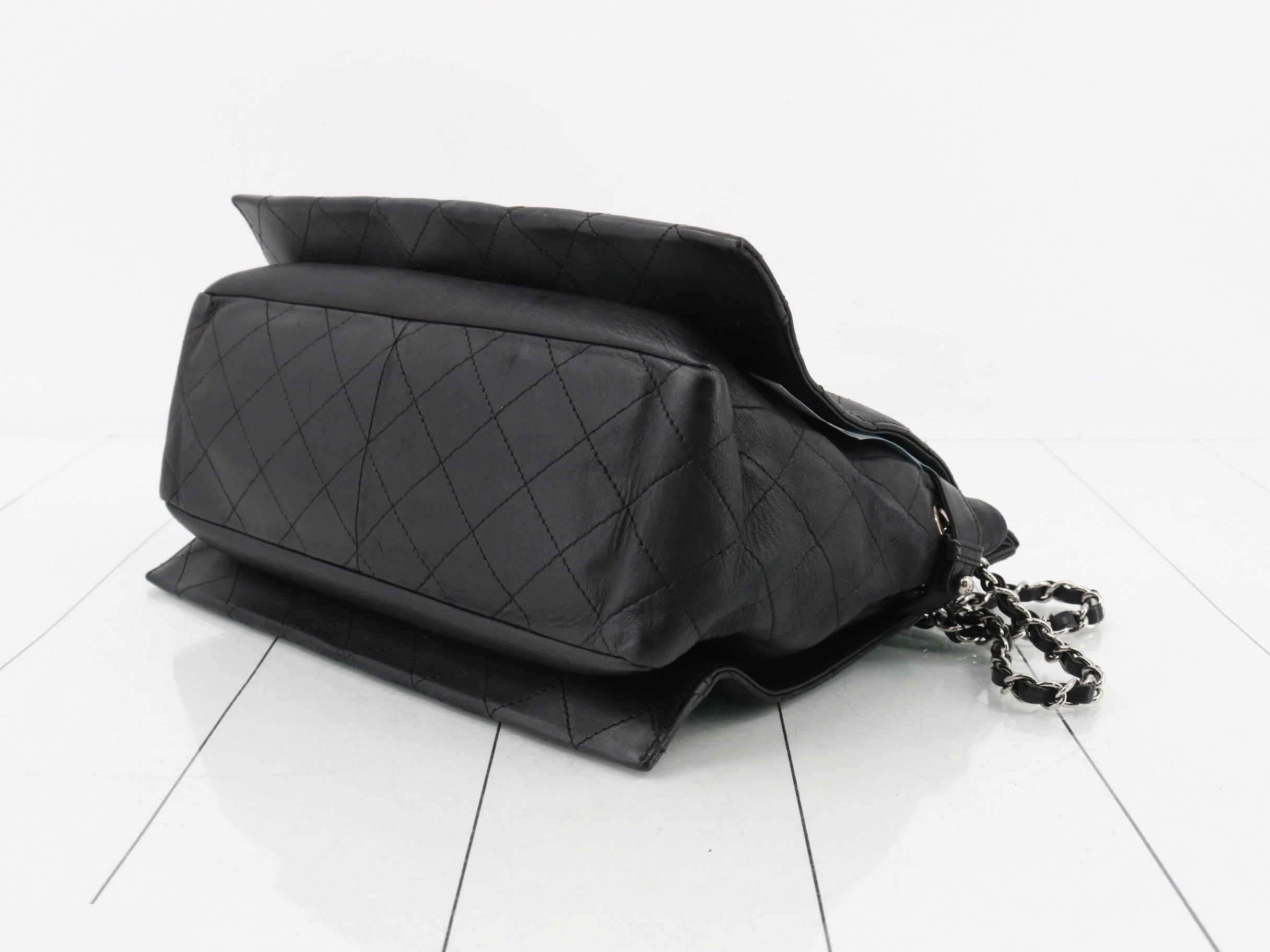 Leather Coco Mark Chain Shoulder Bag — view 6