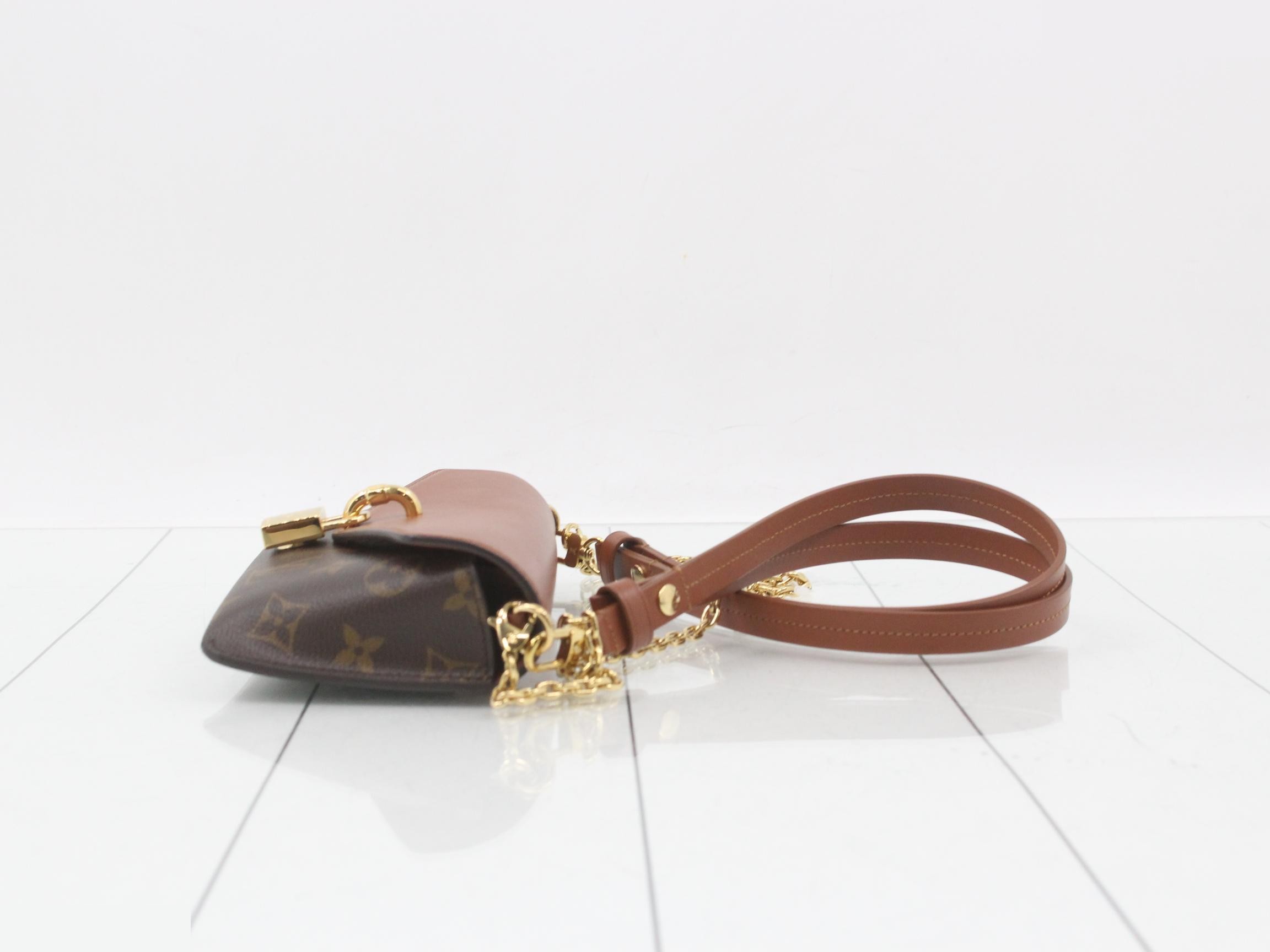 Monogram Padlock-on Strap 2-Way Shoulder Bag — view 3