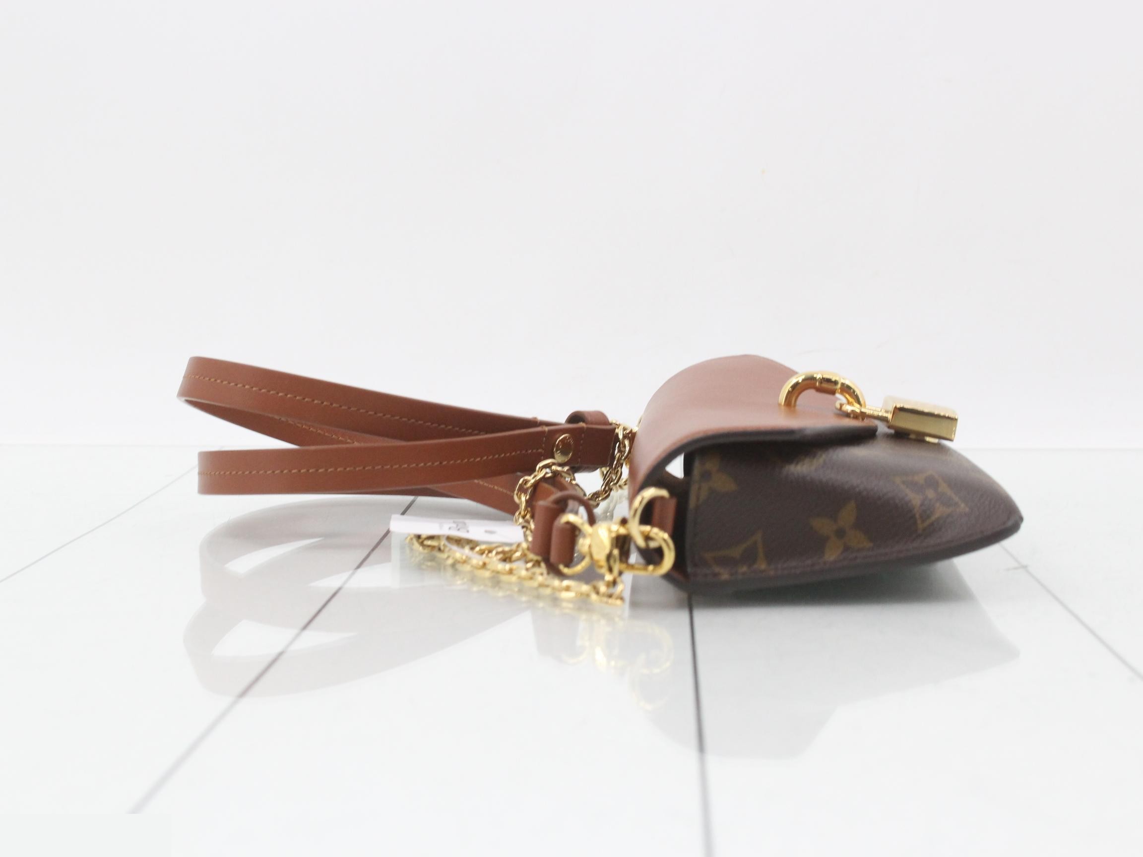 Monogram Padlock-on Strap 2-Way Shoulder Bag — view 4