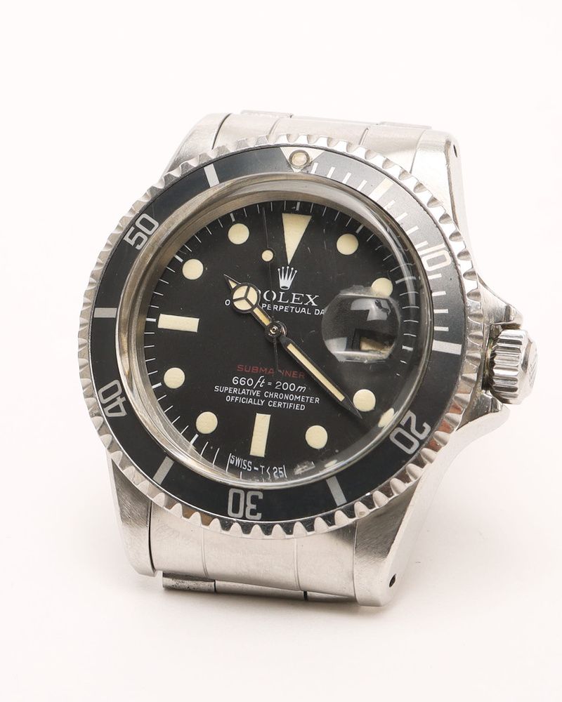 Red Submariner 40mm Ref 1680 Mint Unpolished 1973 Watch — view 3