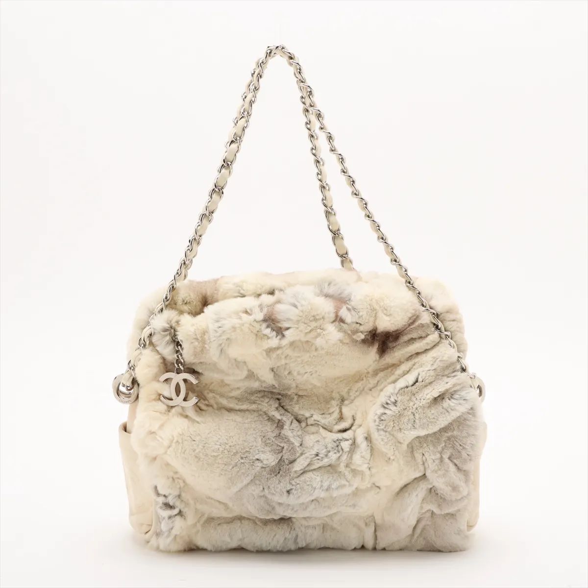 2006-2008 Lapin Fur Chain Handle Shoulder Bag