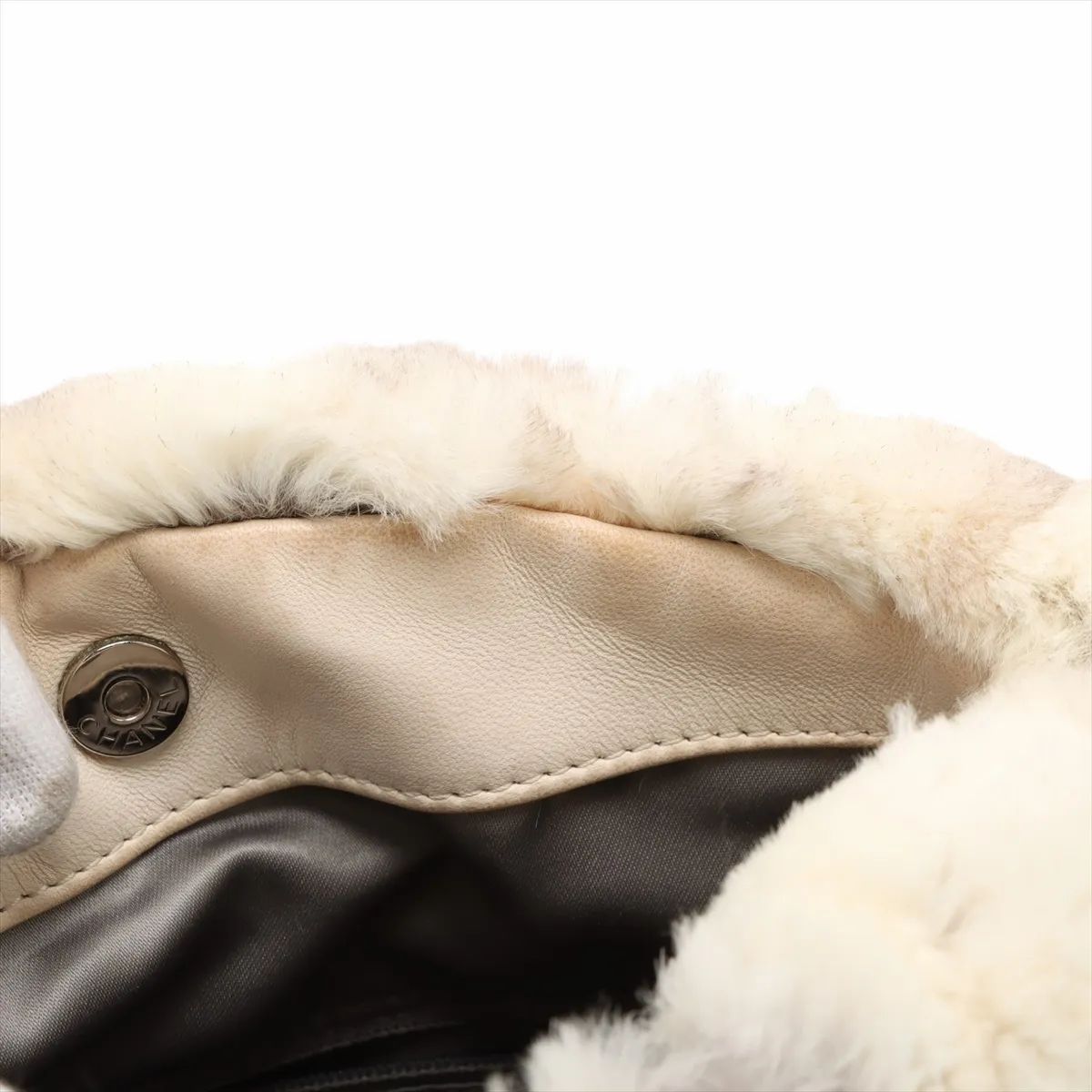 2006-2008 Lapin Fur Chain Handle Shoulder Bag — view 10