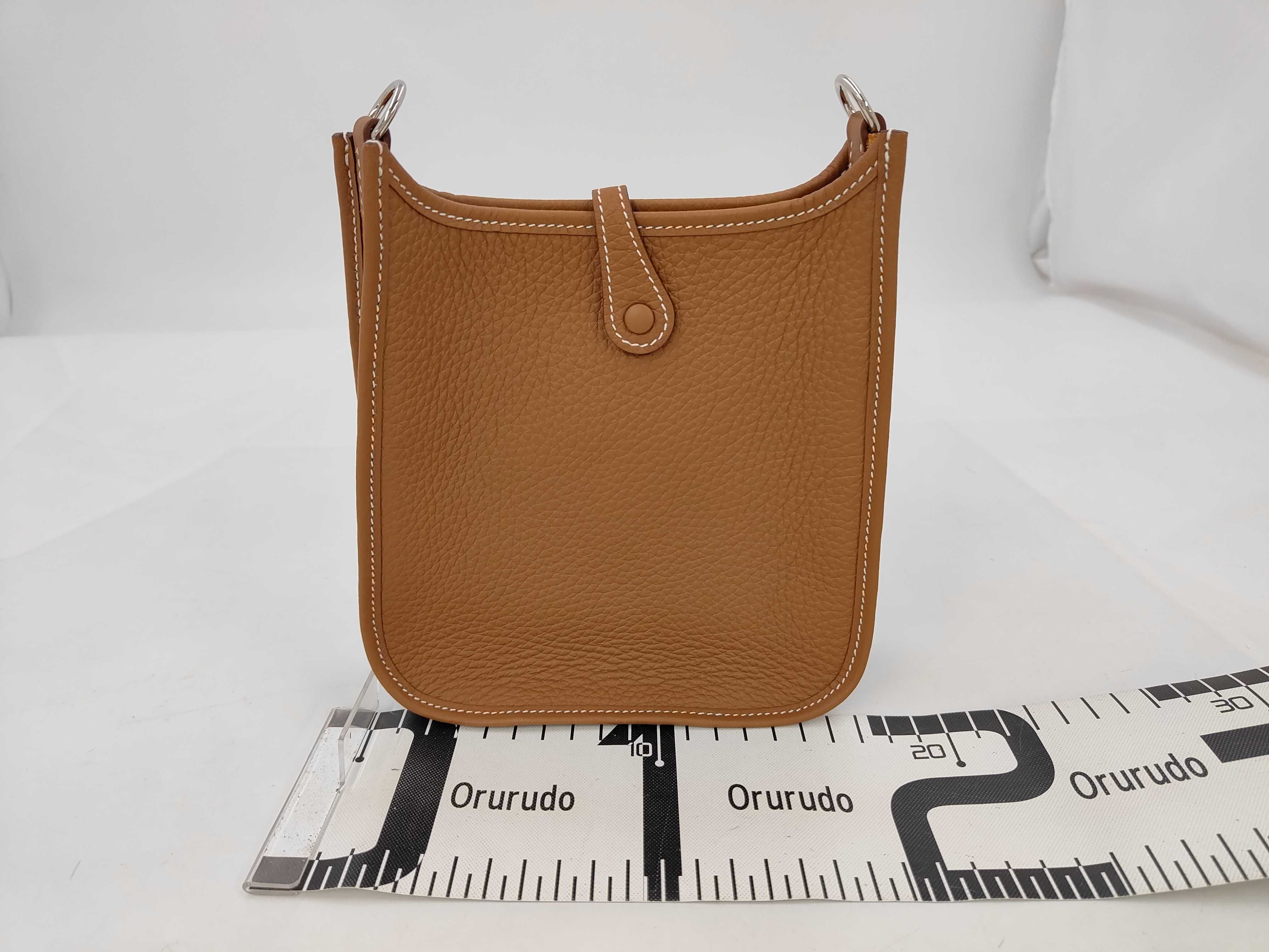 Evelyne 16 TPM Taurillon Clemence Leather, Gold, Gold Hardware, K: 2025 Shoulder Bag — view 2