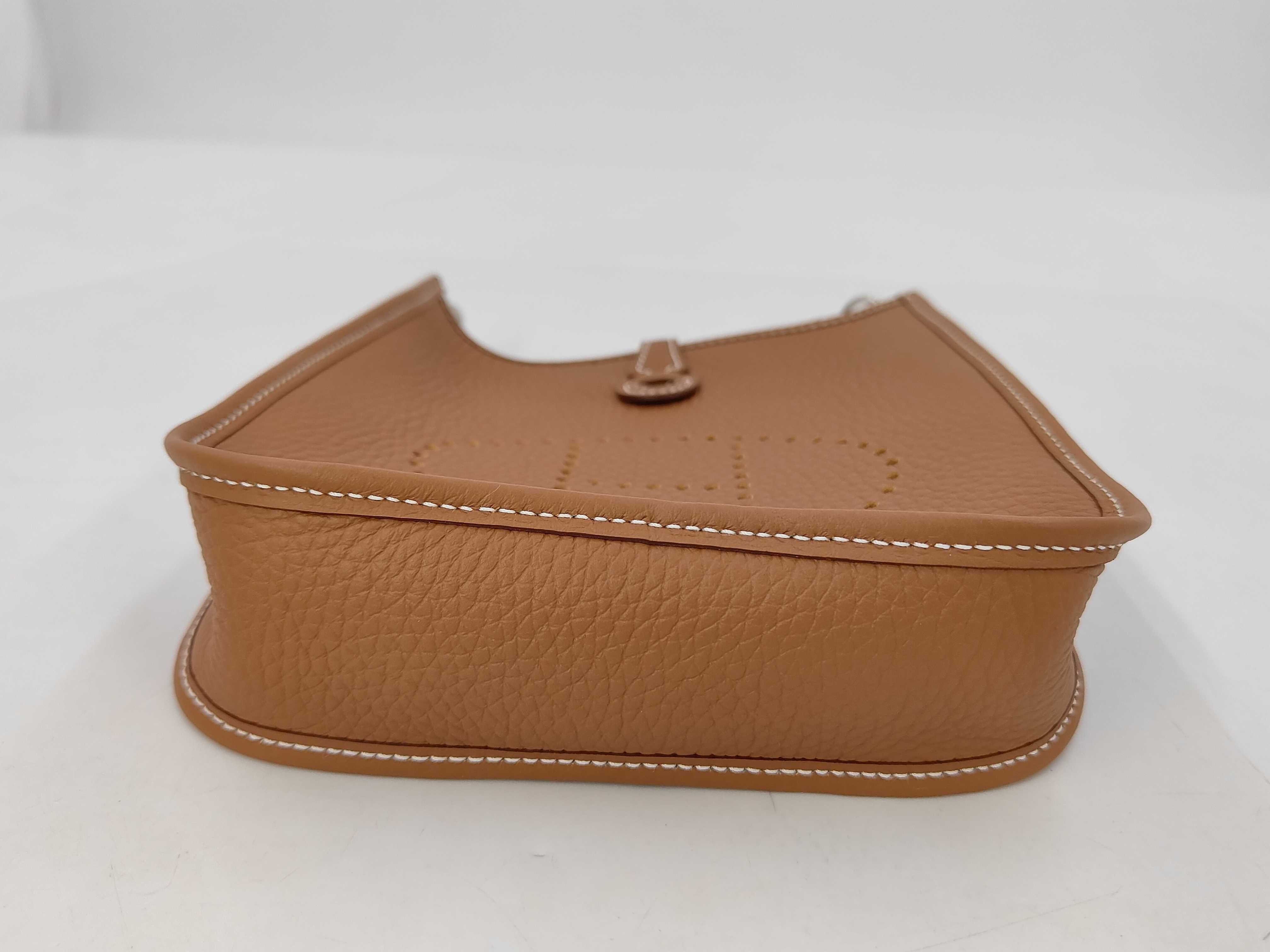 Evelyne 16 TPM Taurillon Clemence Leather, Gold, Gold Hardware, K: 2025 Shoulder Bag — view 3