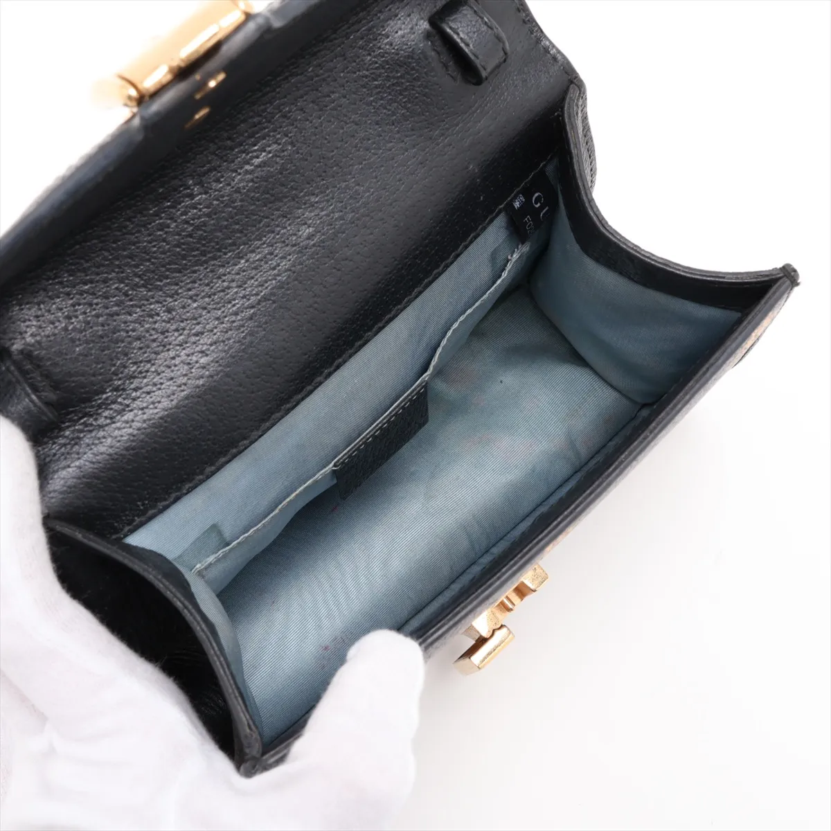 Sylvie 470270 Leather 2-Way Handbag, Black — view 8