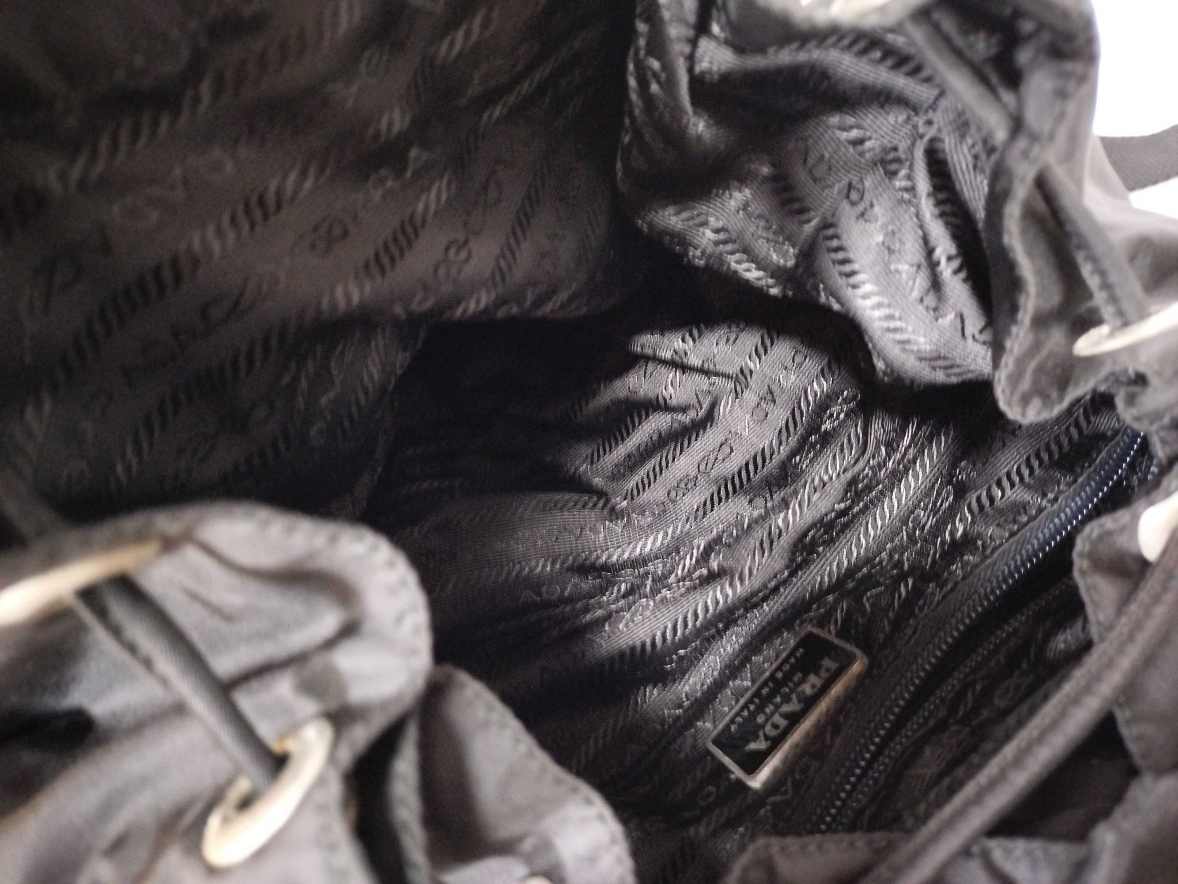 nylon backpack, black nylon backpack. — view 11