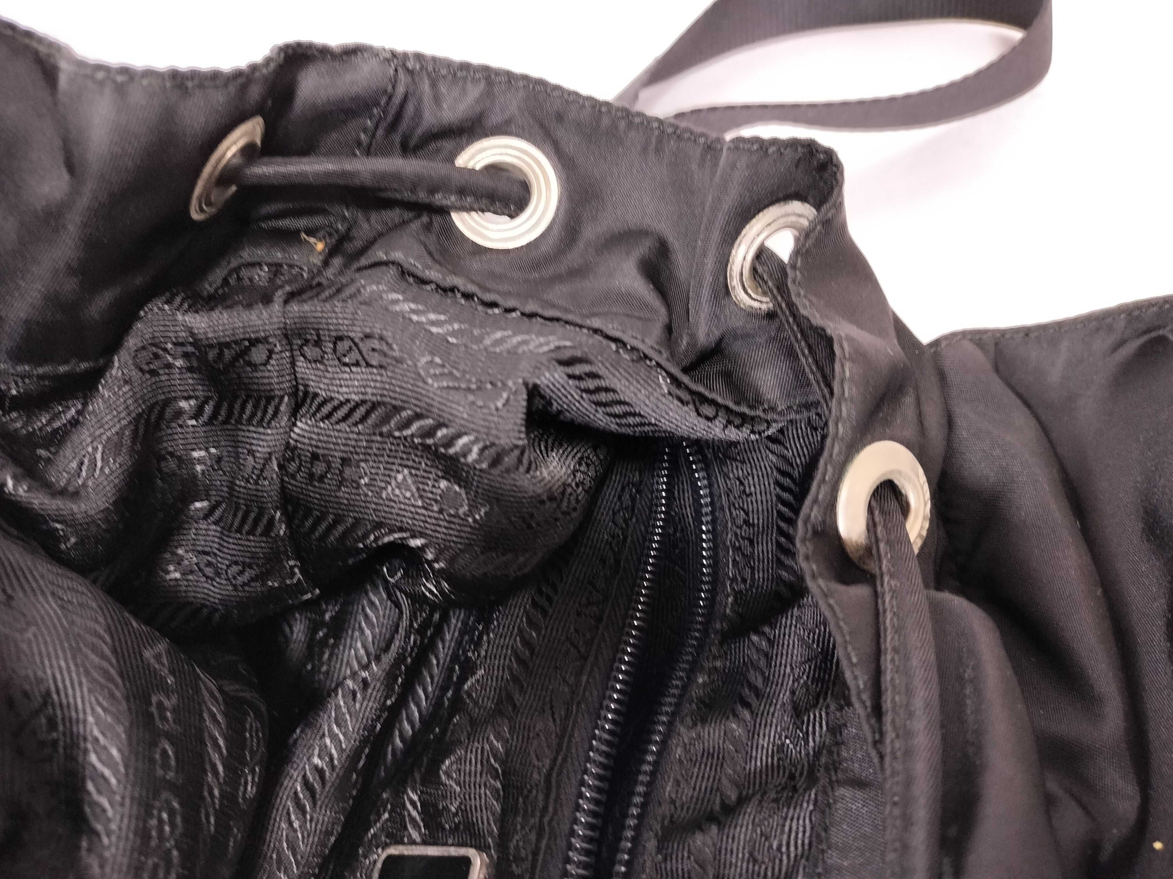 nylon backpack, black nylon backpack. — view 12