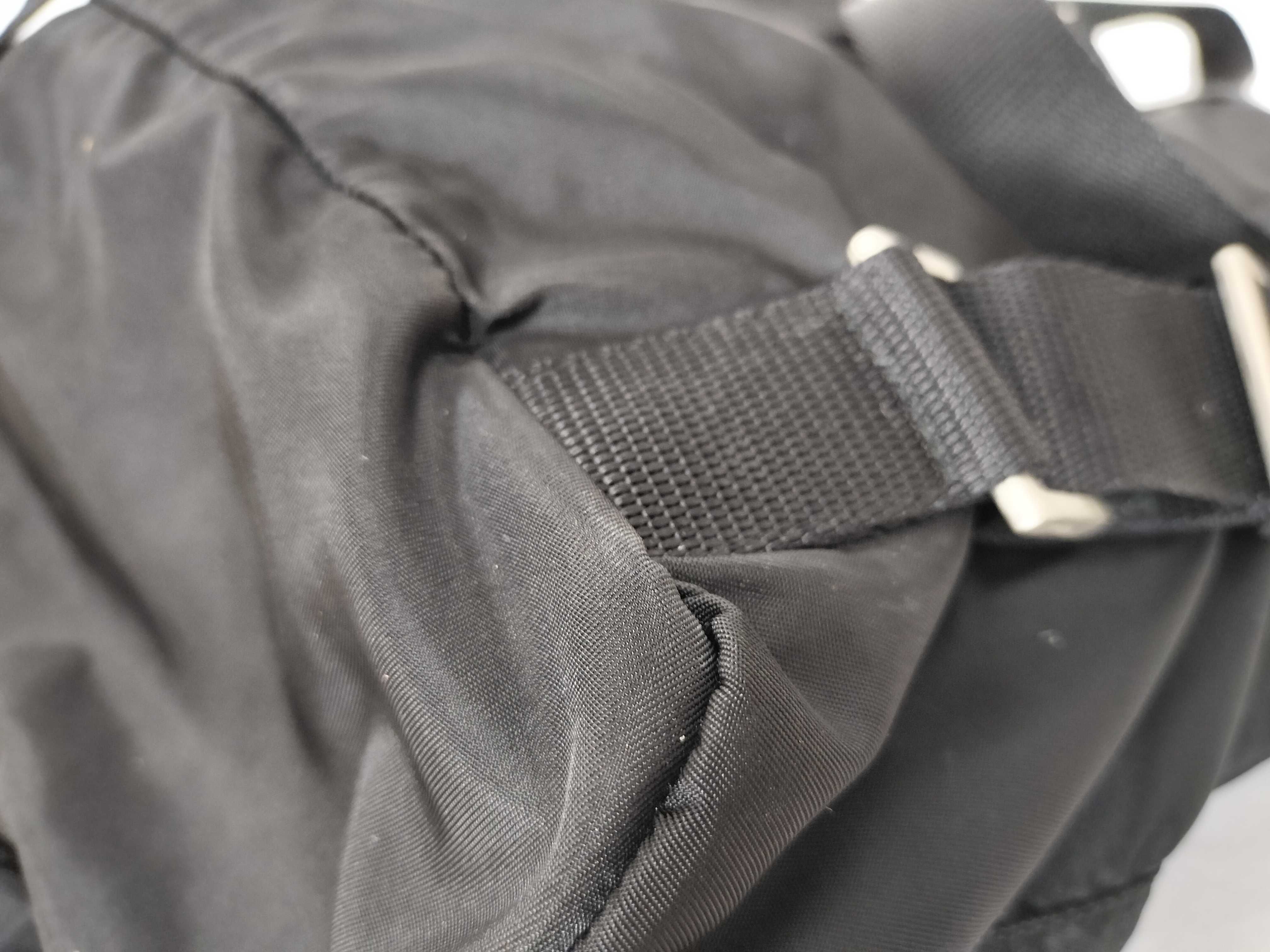 nylon backpack, black nylon backpack. — view 6