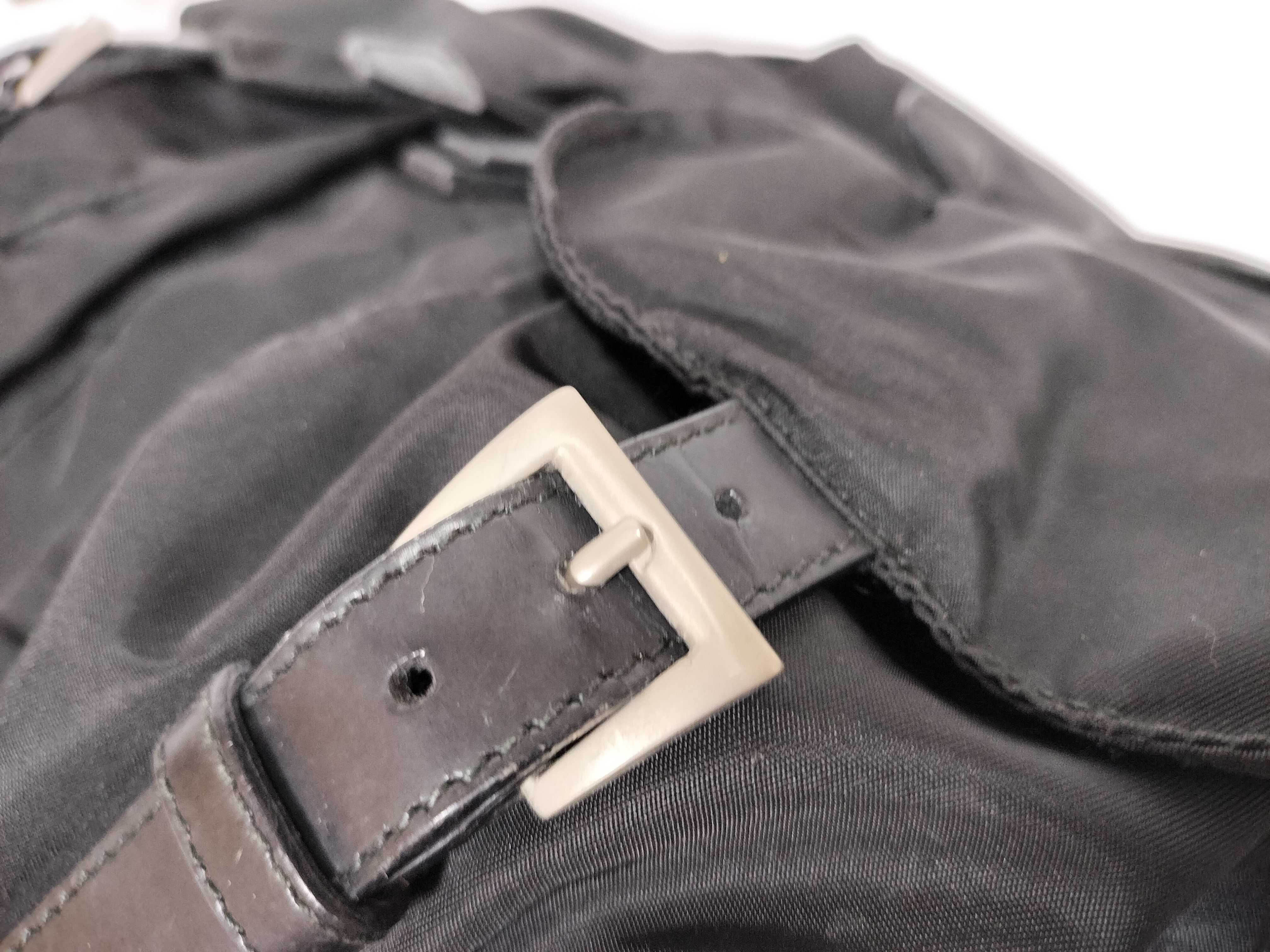 nylon backpack, black nylon backpack. — view 9