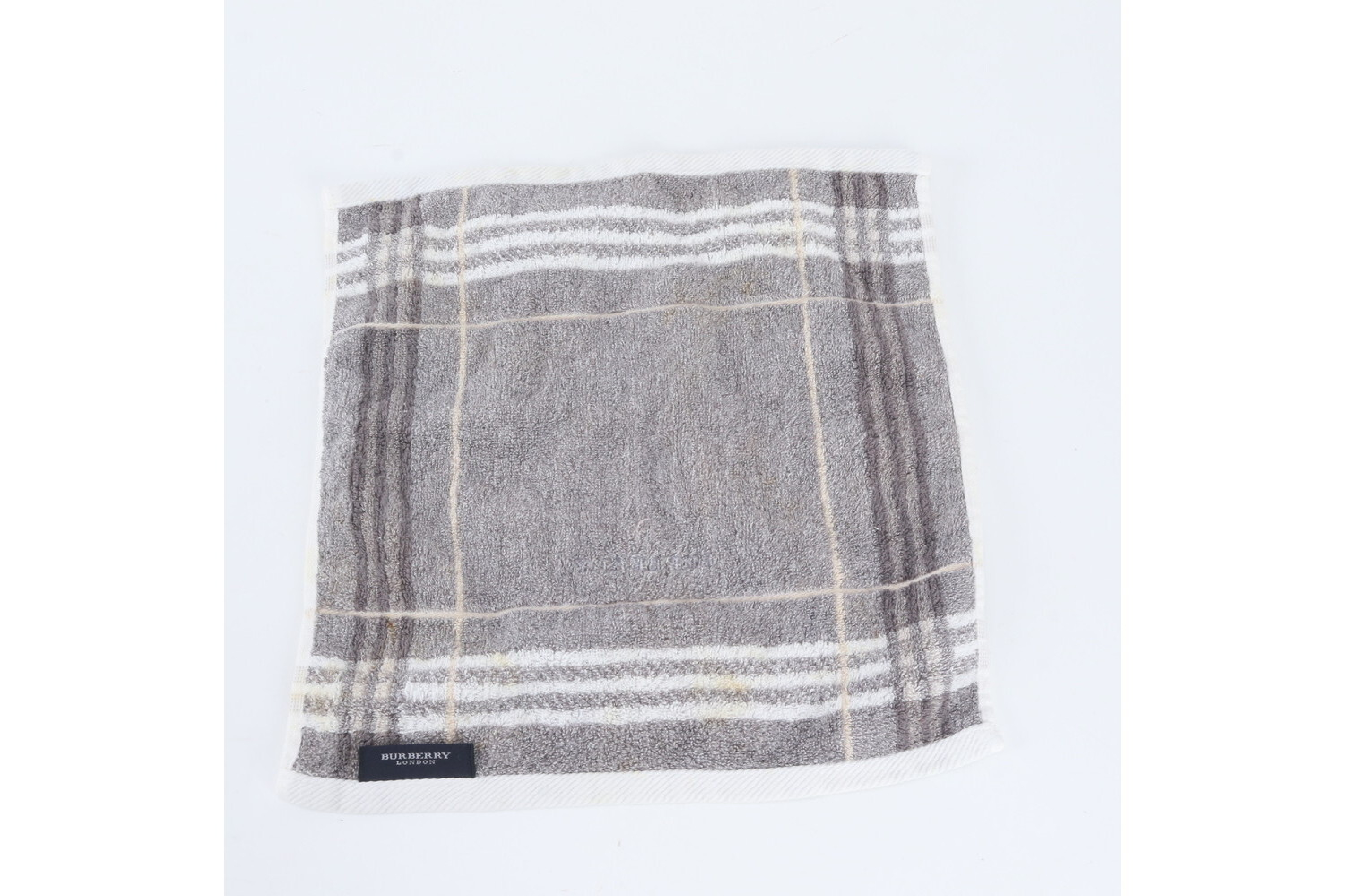 check scarf with tag, other accessories — view 2
