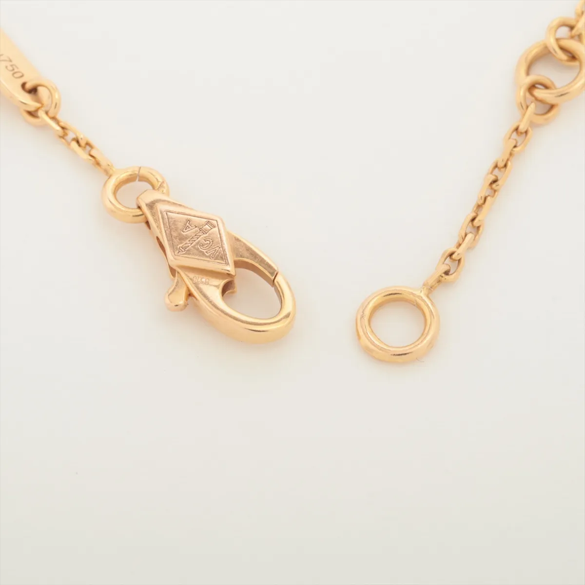 Sweet Alhambra Bracelet, 750 (PG), 2.2g, JE527364, hallmark — view 4