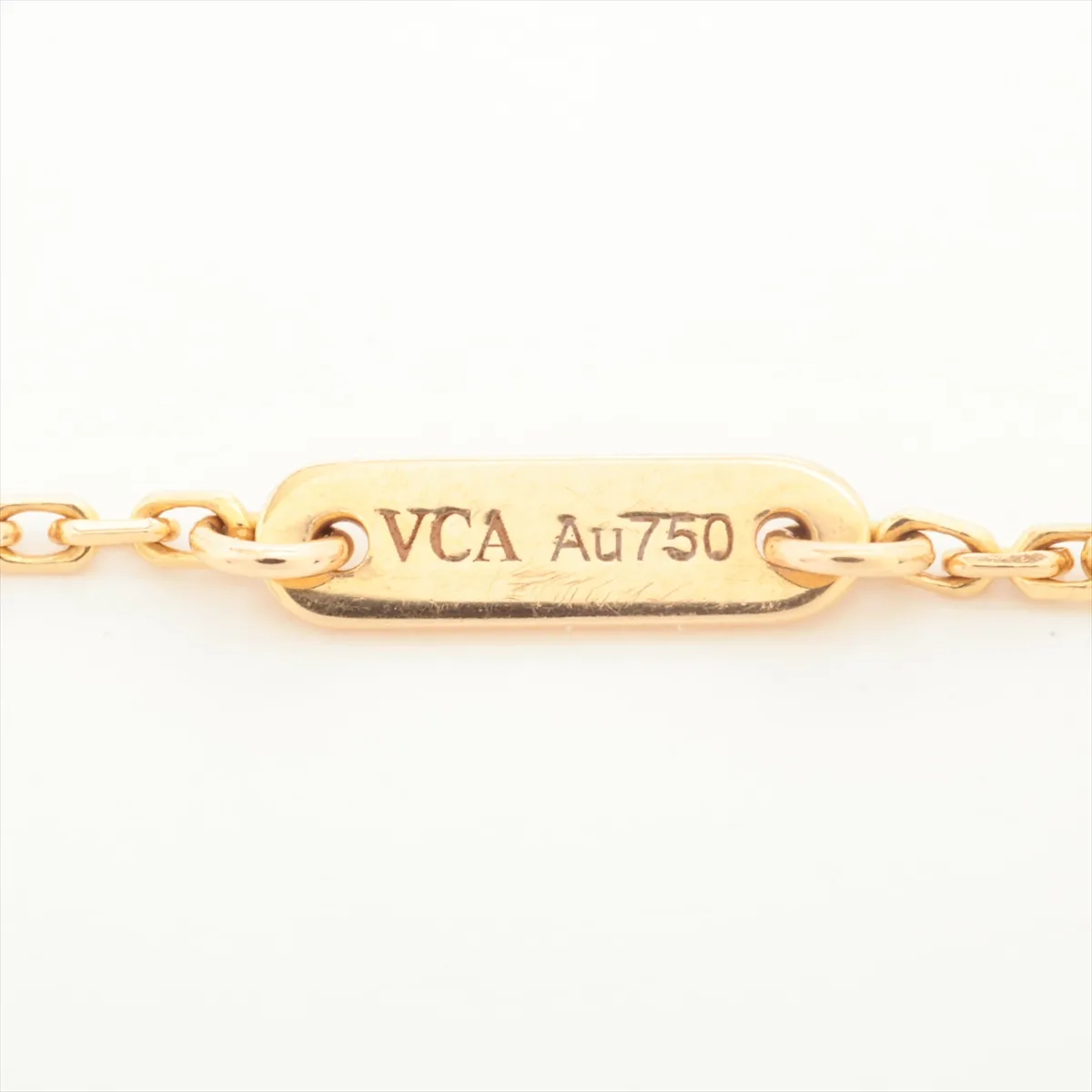 Sweet Alhambra Bracelet, 750 (PG), 2.2g, JE527364, hallmark — view 5