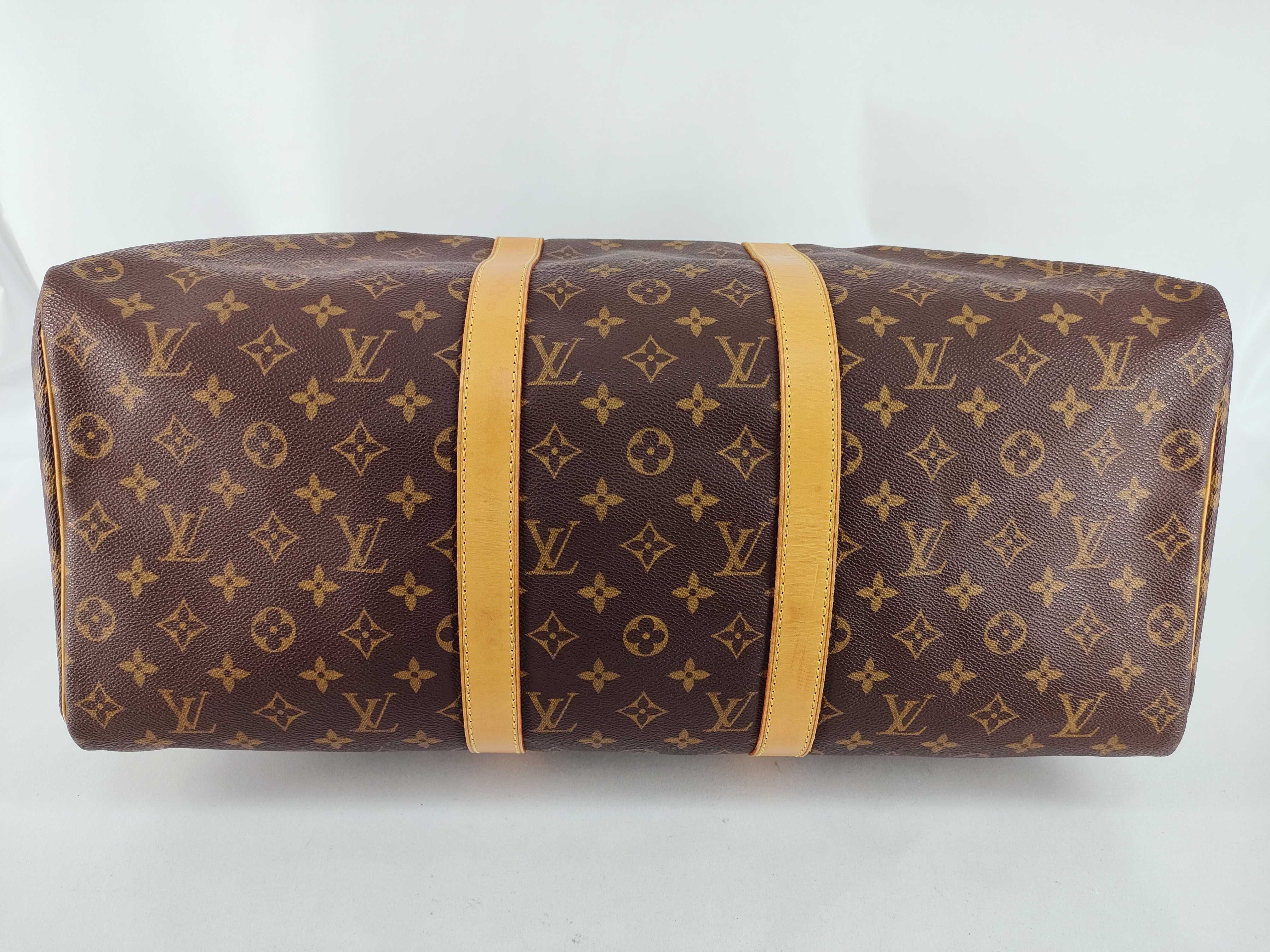 Monogram Keepall Bandoulière 50 M41416 FL0029 Boston Bag — view 7