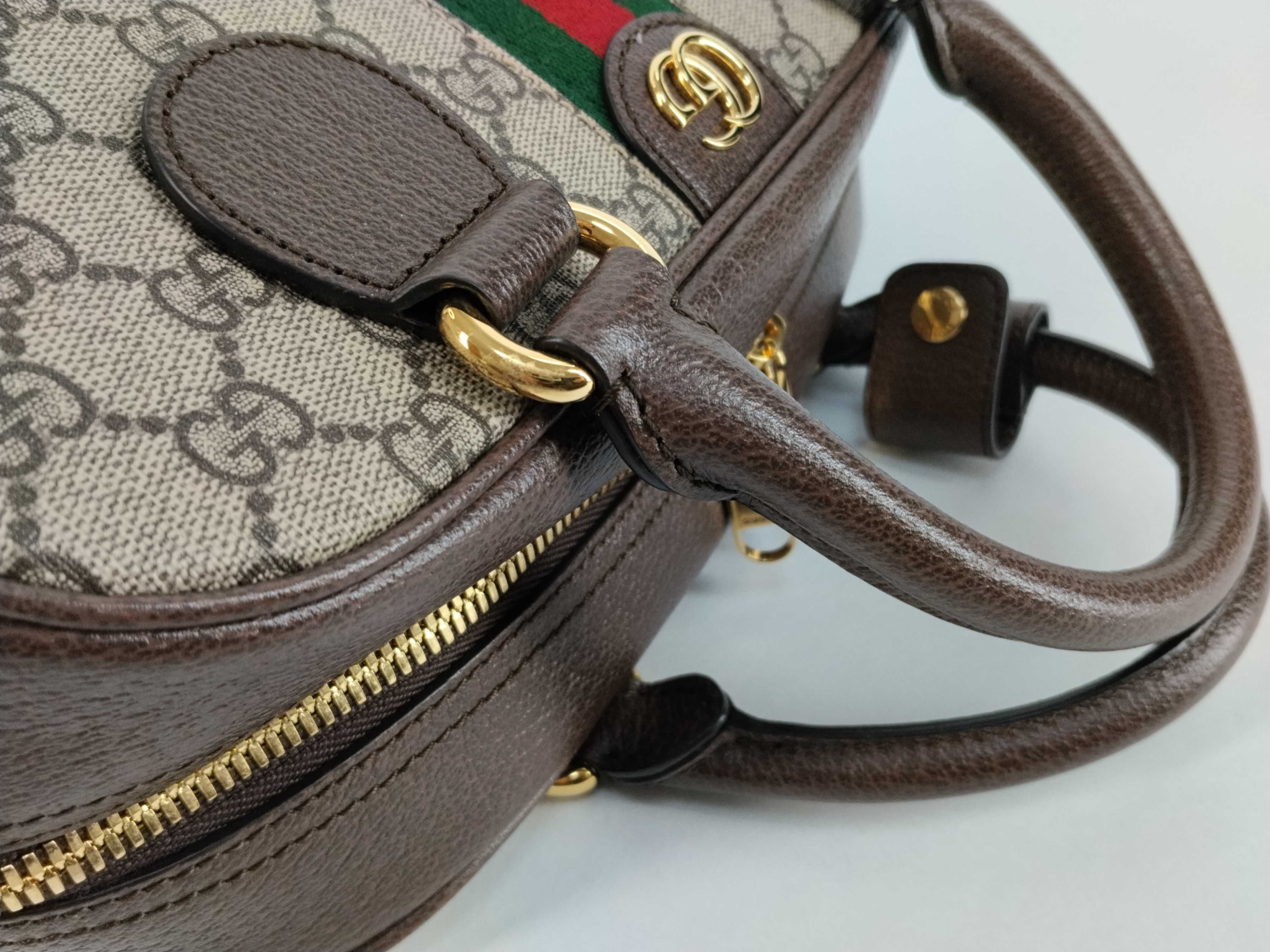 GG Supreme Bag OPHIDIA 724575 MEDIUM GG TOP HANDLE 2WAY Handbag — view 5