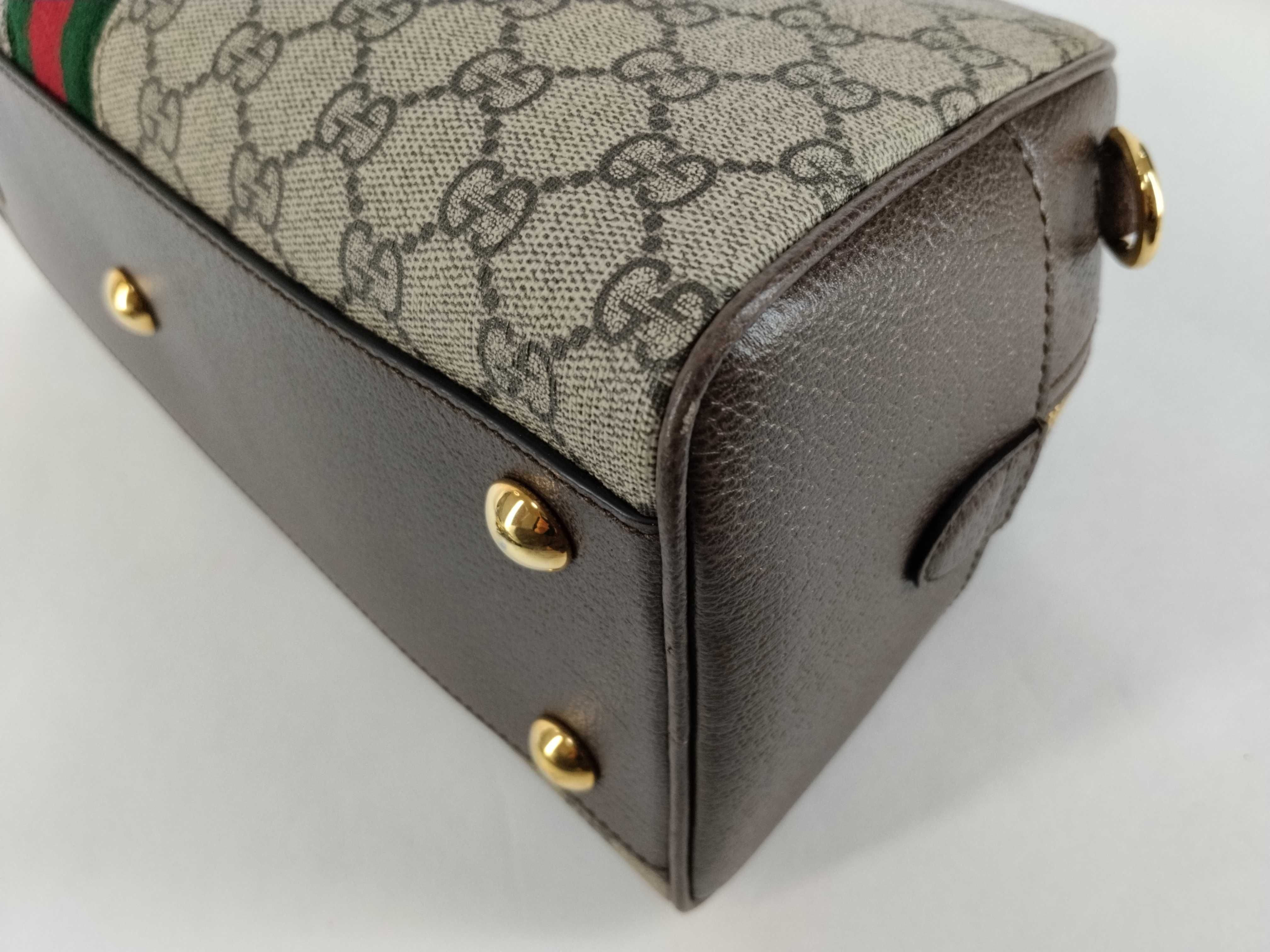 GG Supreme Bag OPHIDIA 724575 MEDIUM GG TOP HANDLE 2WAY Handbag — view 6