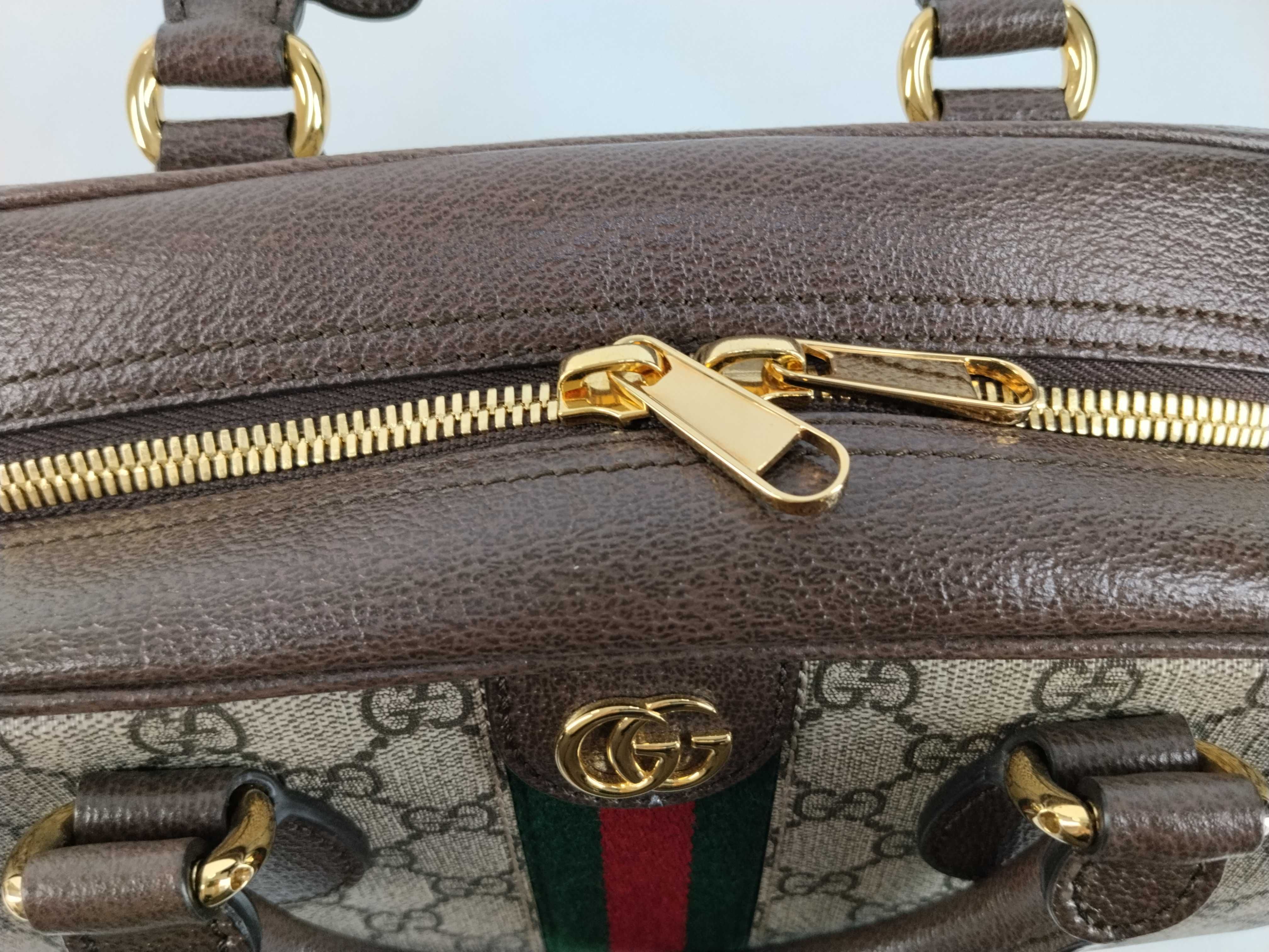 GG Supreme Bag OPHIDIA 724575 MEDIUM GG TOP HANDLE 2WAY Handbag — view 8