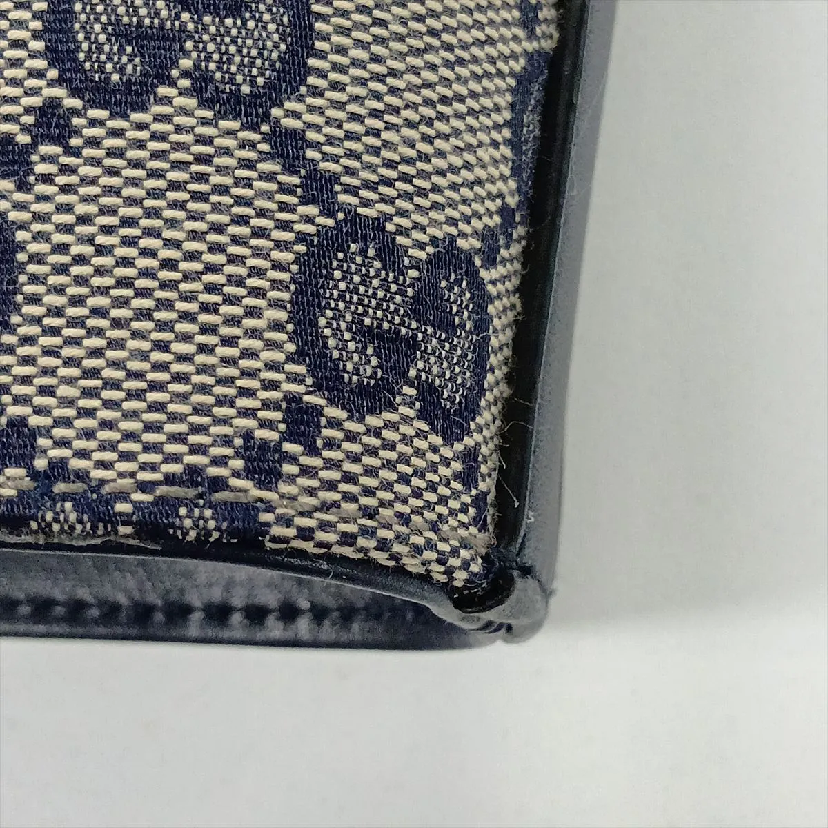 GG Canvas Mini Bucket Bag, Canvas x Leather Shoulder Bag, Navy, 782919 — view 12
