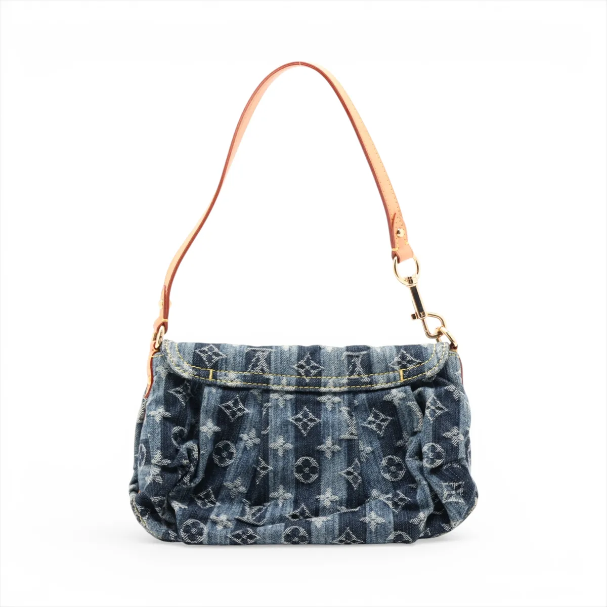 Monogram Denim Mini Pleaty Raye M95333 SR1006 Blue — view 2