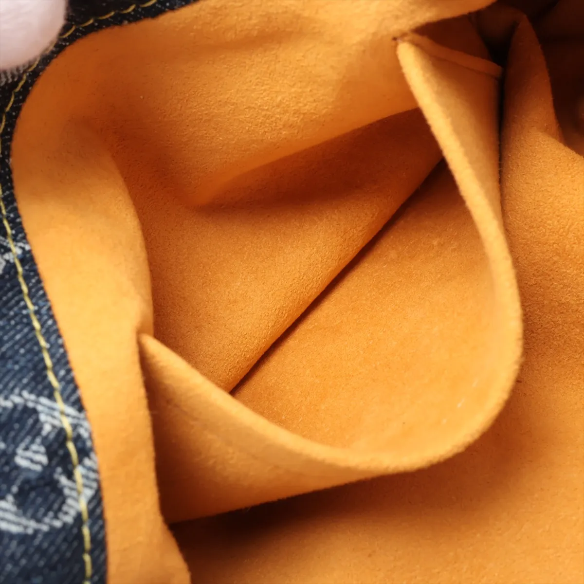 Monogram Denim Mini Pleaty Raye M95333 SR1006 Blue — view 7
