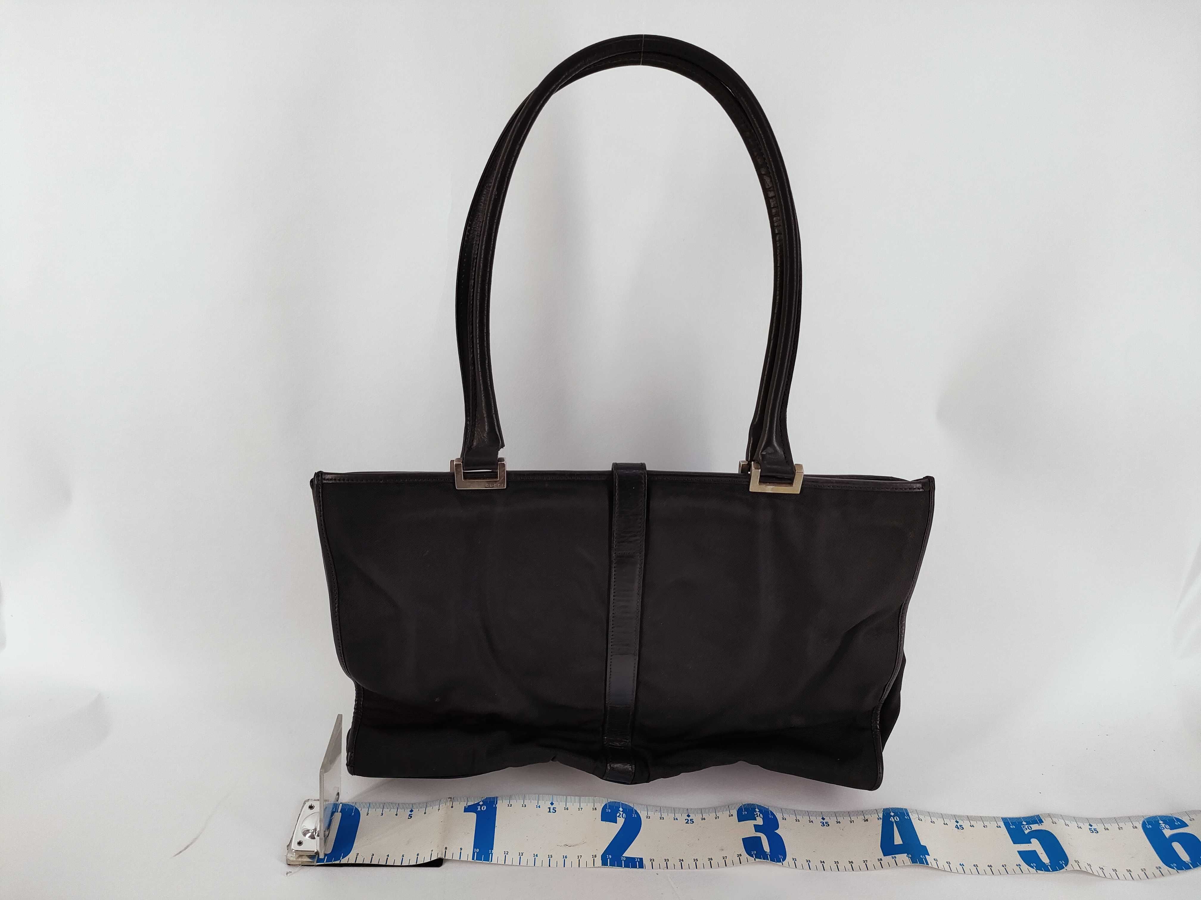 Nylon Tote Bag, Black Tote Bag — view 2