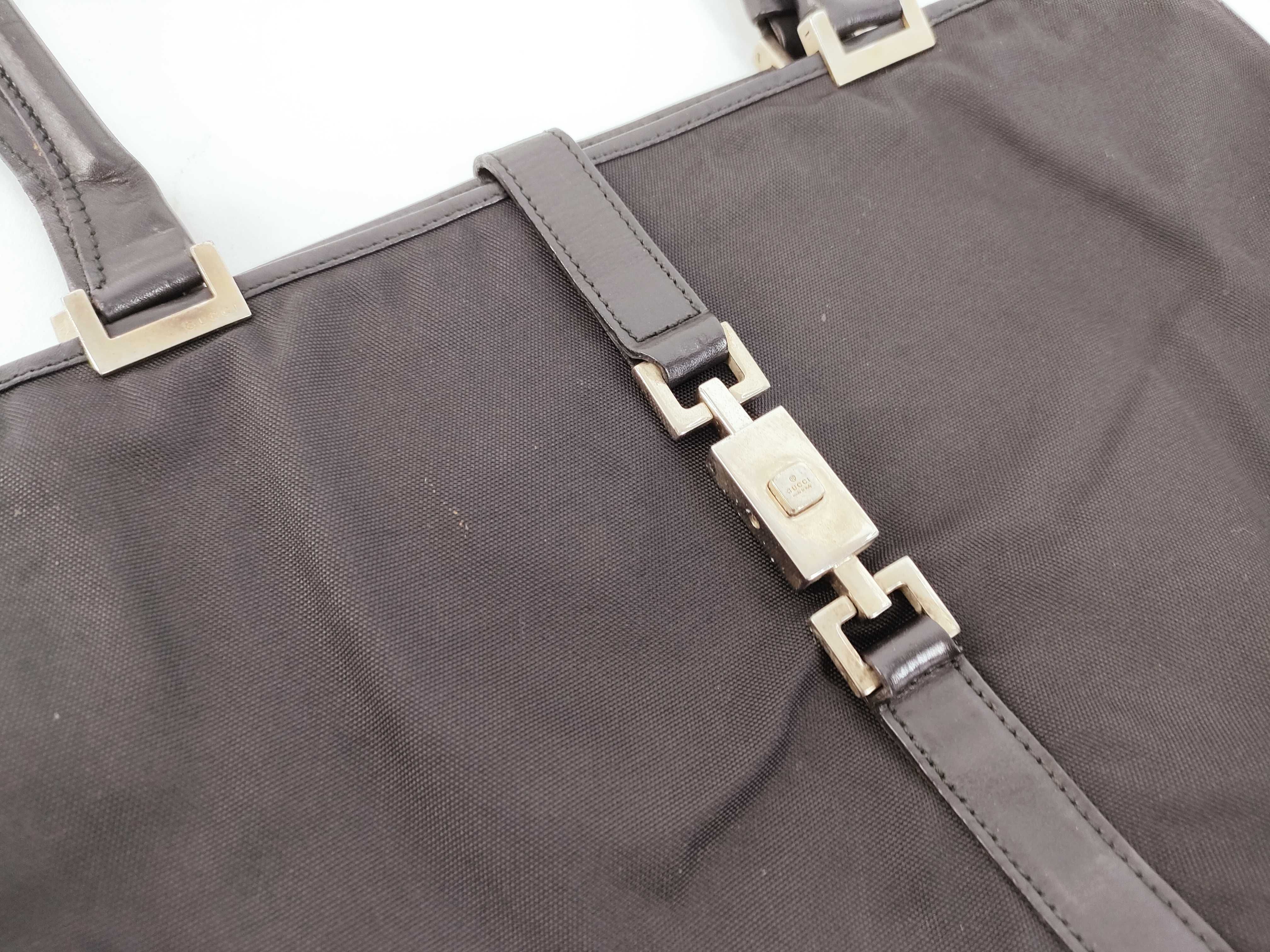 Nylon Tote Bag, Black Tote Bag — view 8