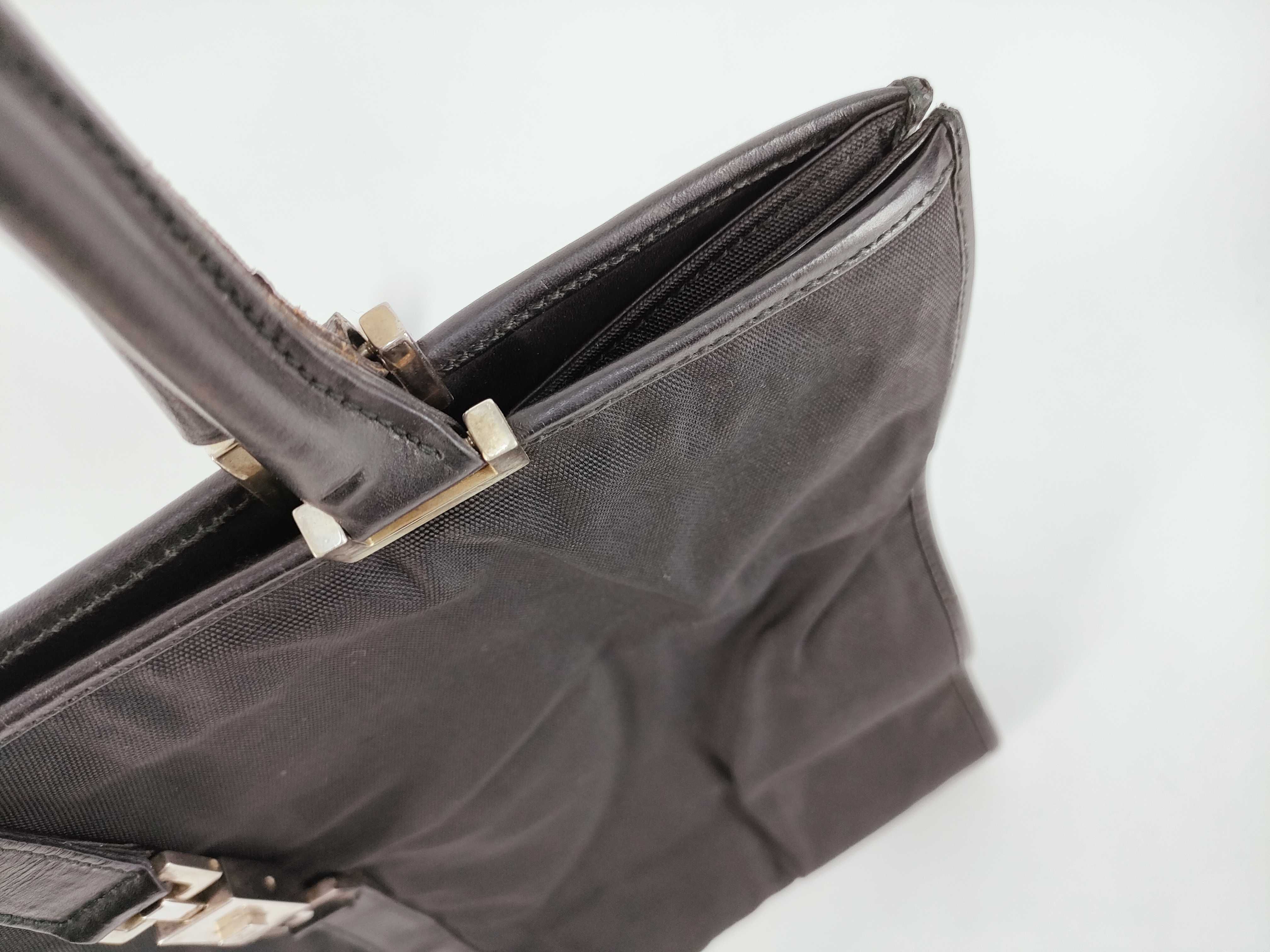 Nylon Tote Bag, Black Tote Bag — view 9
