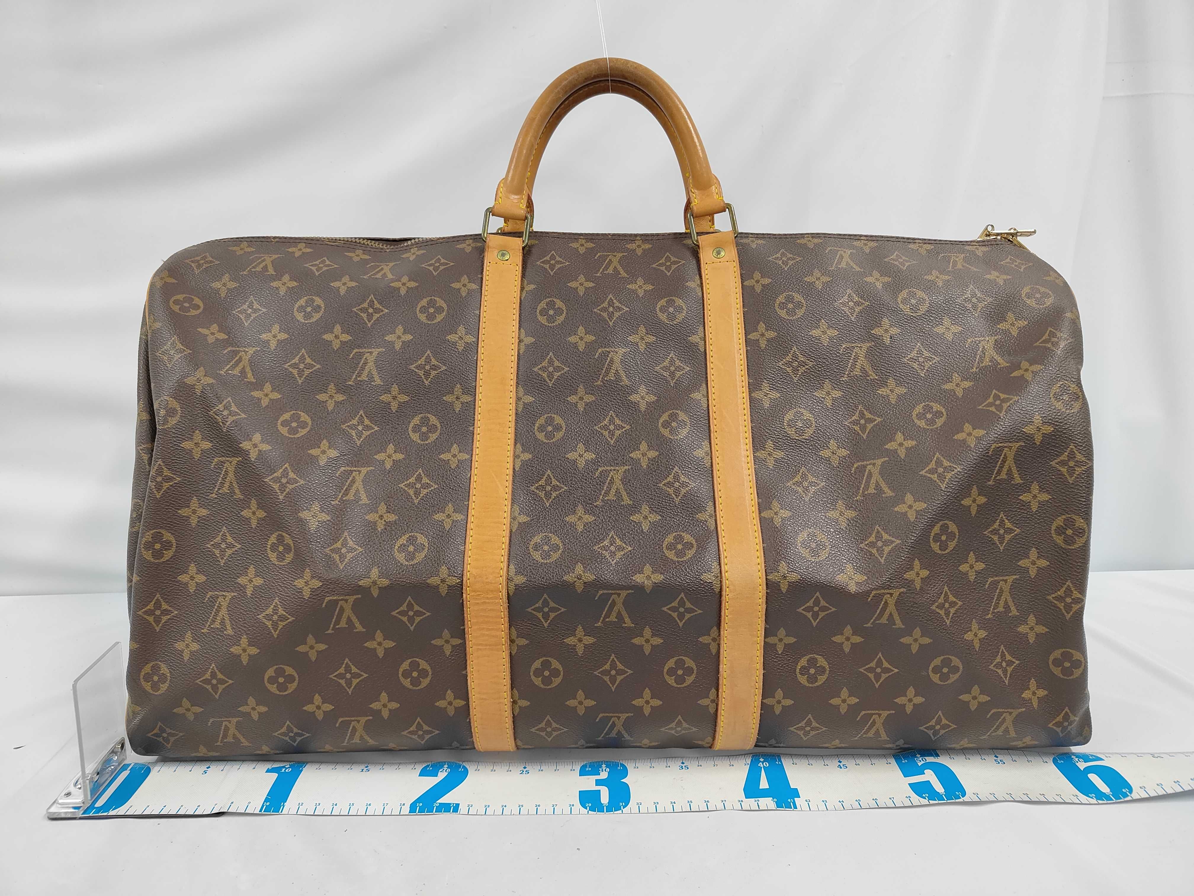 Monogram Keepall 60 Bandoulière Boston Bag — view 2