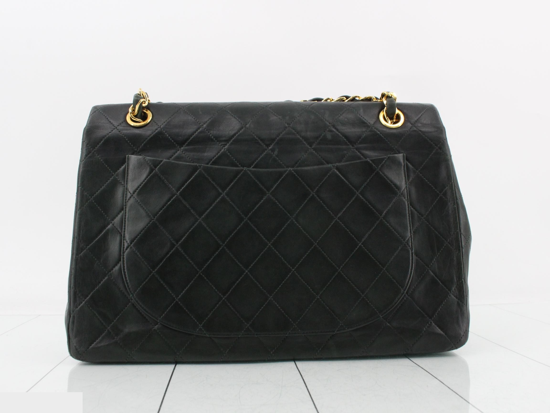 Lambskin Large Matelassé S Flap Chain Shoulder Bag — view 2