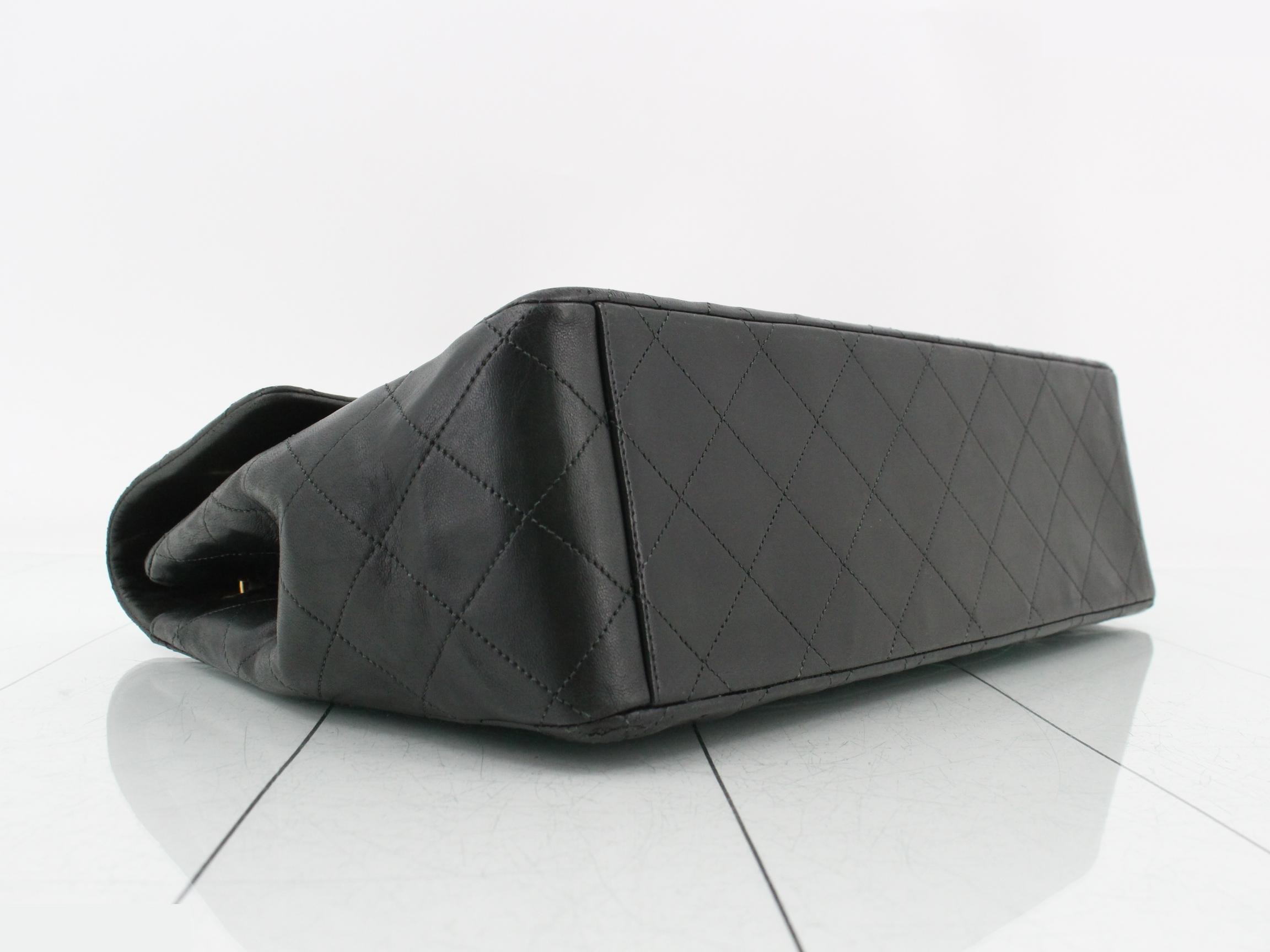 Lambskin Large Matelassé S Flap Chain Shoulder Bag — view 5