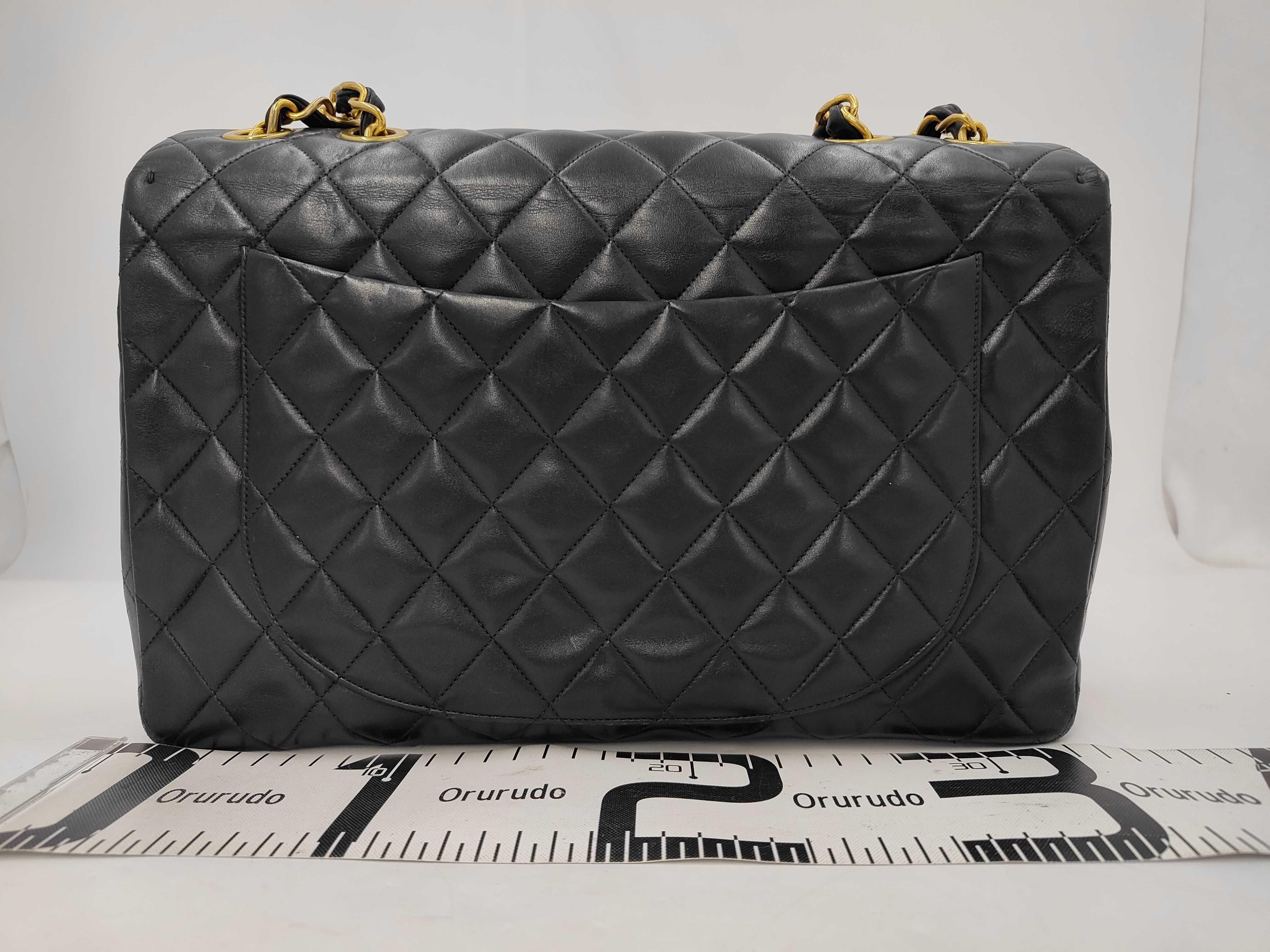 Lambskin Large Matelassé 34 Double Chain Shoulder Bag — view 2