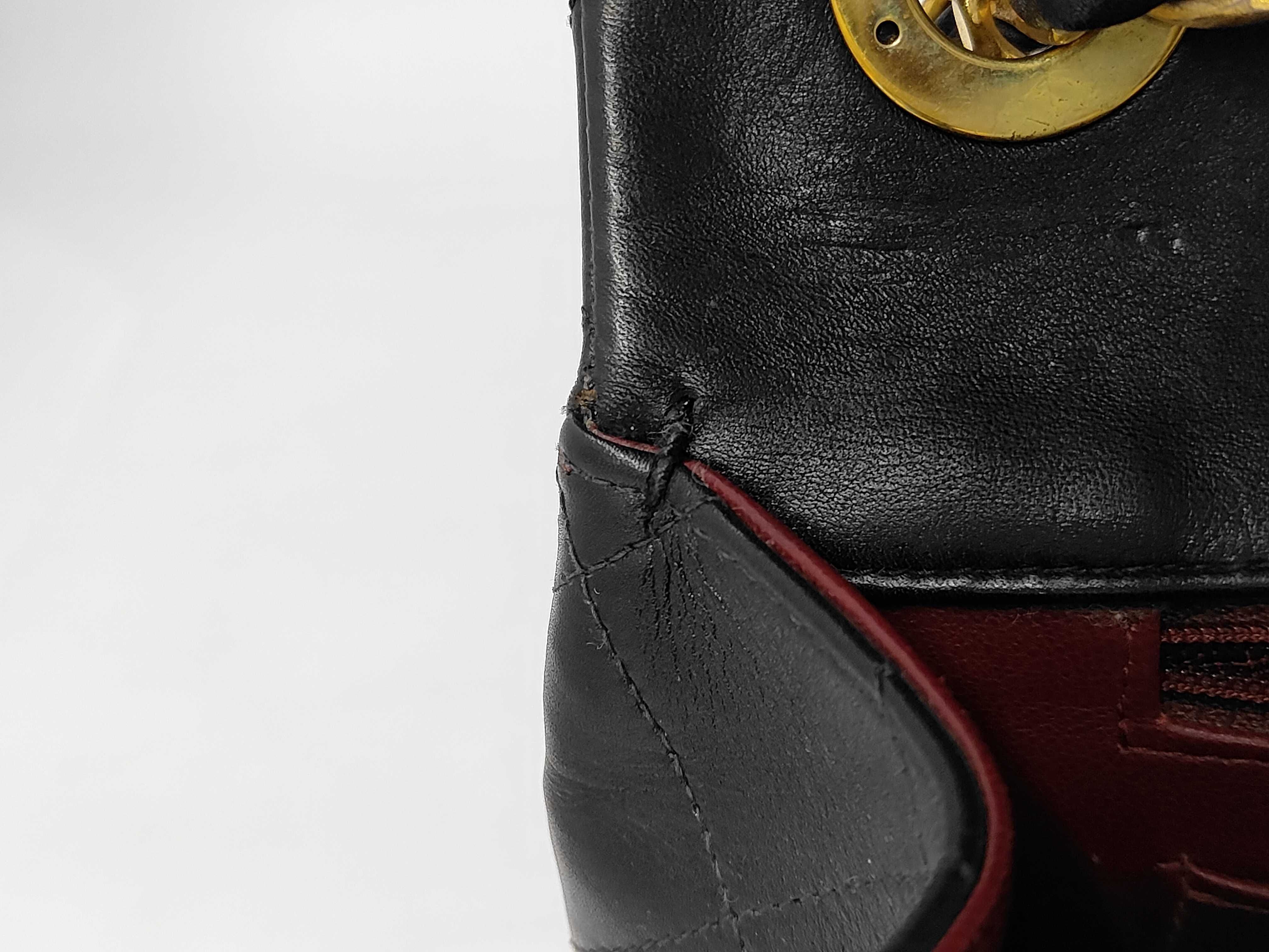 Lambskin Large Matelassé 34 Double Chain Shoulder Bag — view 13