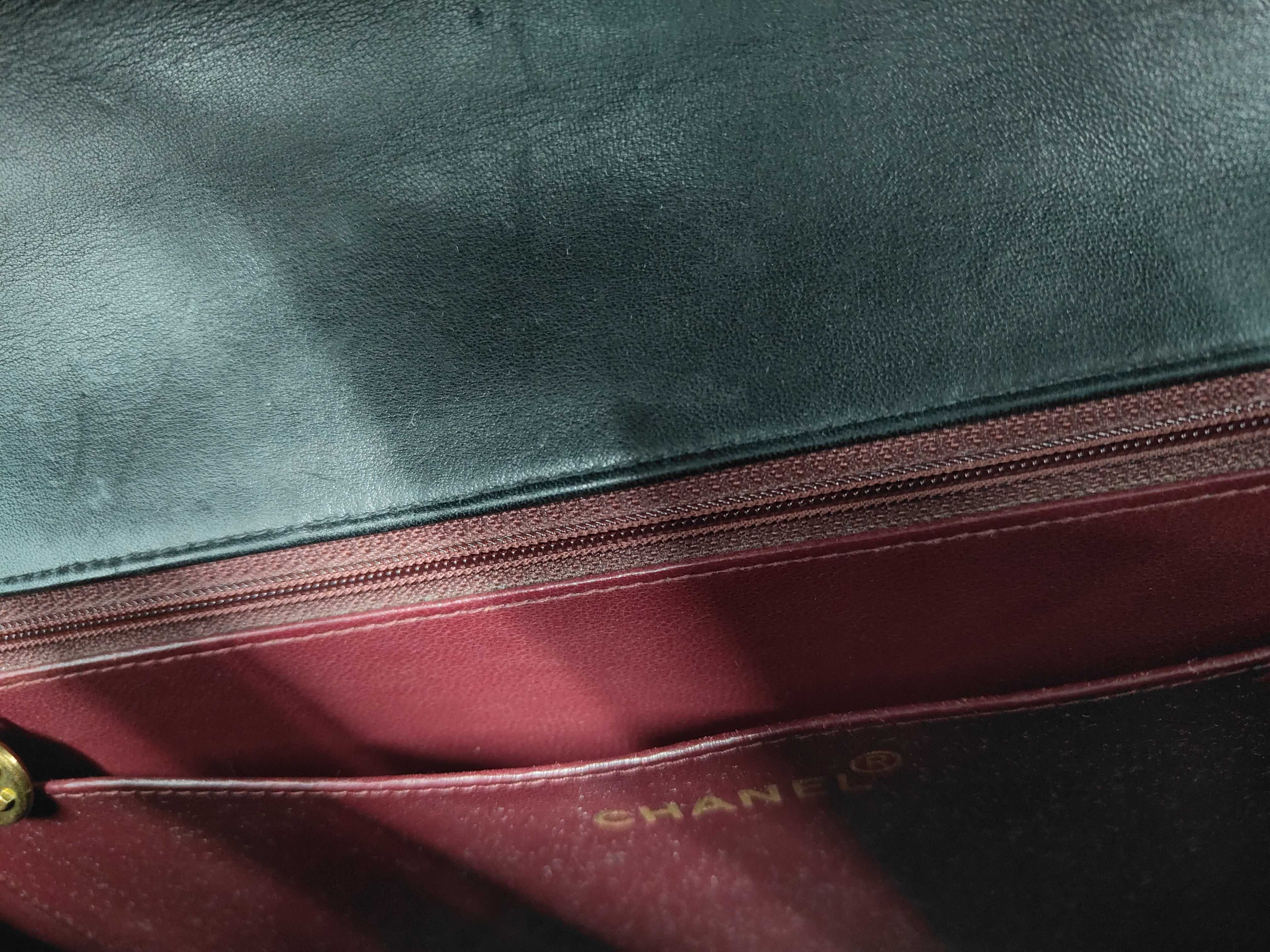 Lambskin Large Matelassé 34 Double Chain Shoulder Bag — view 14