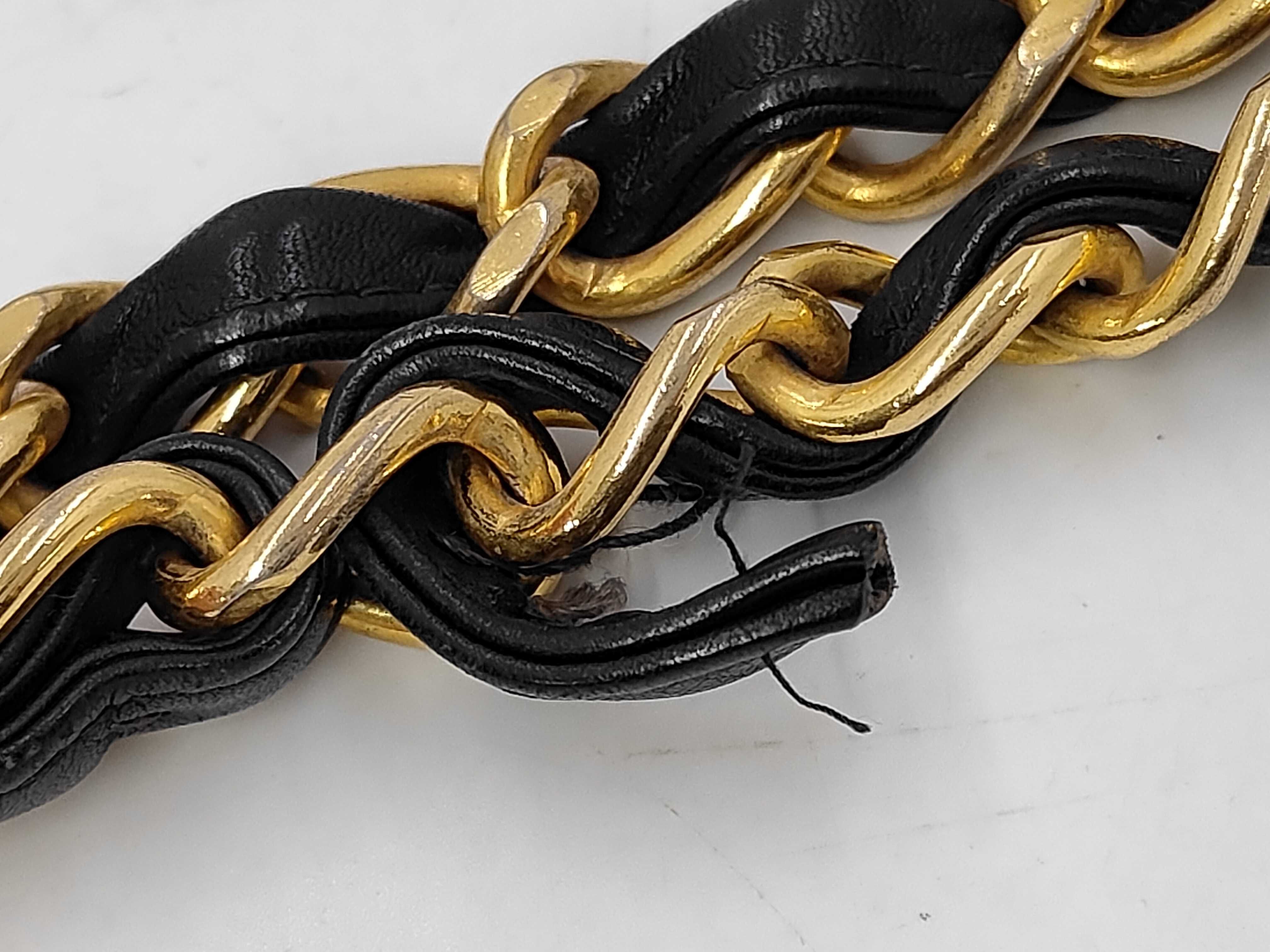 Lambskin Large Matelassé 34 Double Chain Shoulder Bag — view 4