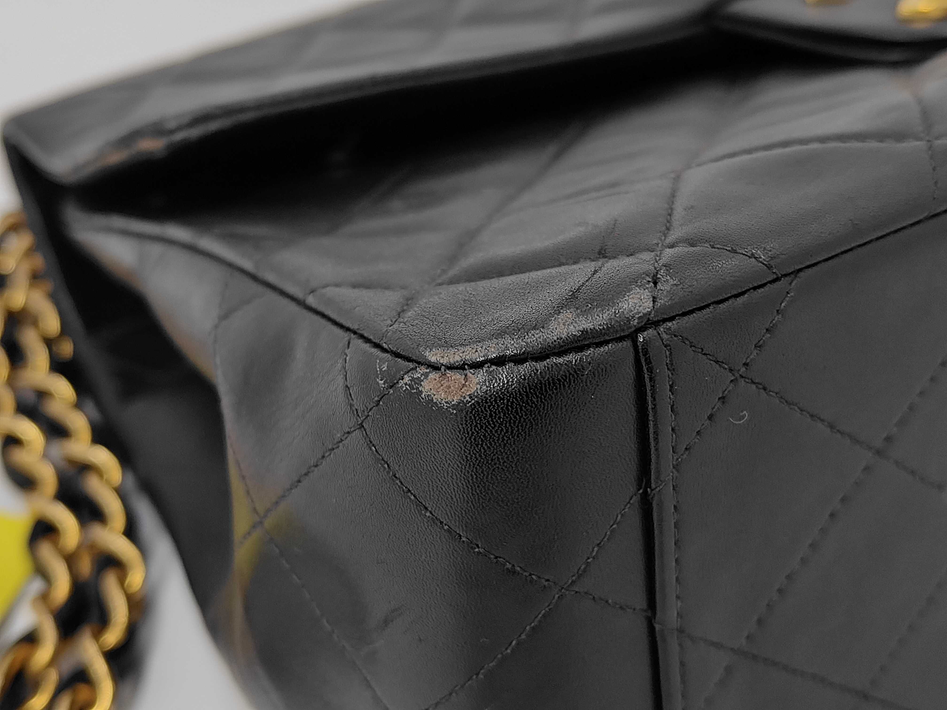 Lambskin Large Matelassé 34 Double Chain Shoulder Bag — view 7