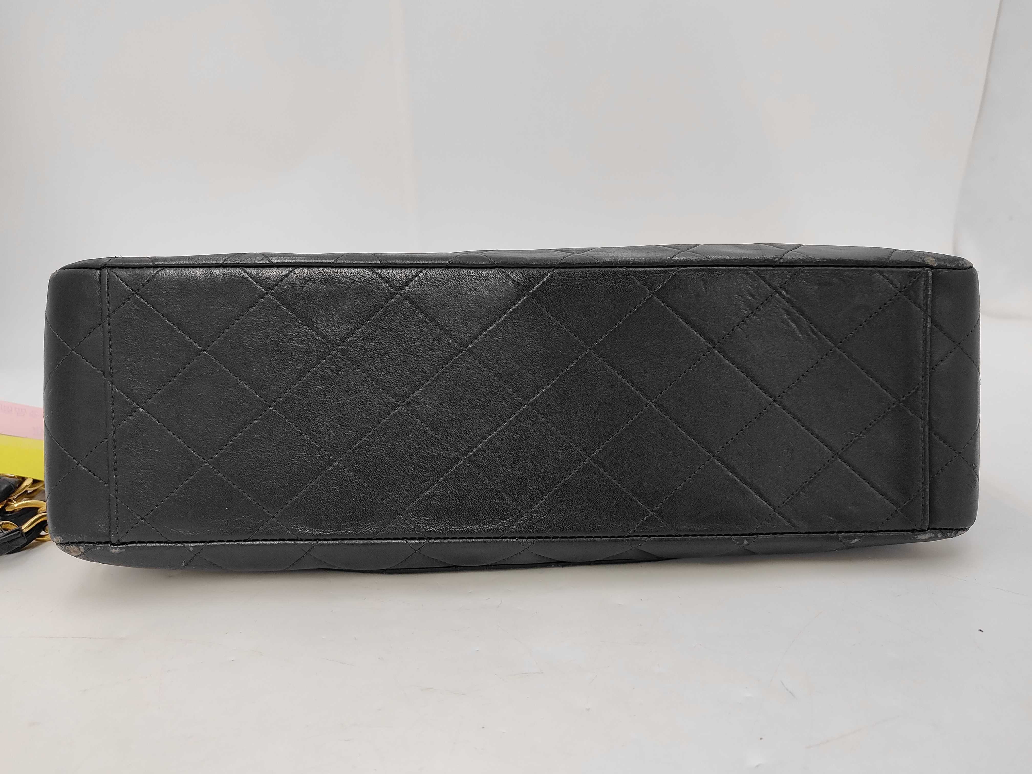 Lambskin Large Matelassé 34 Double Chain Shoulder Bag — view 8