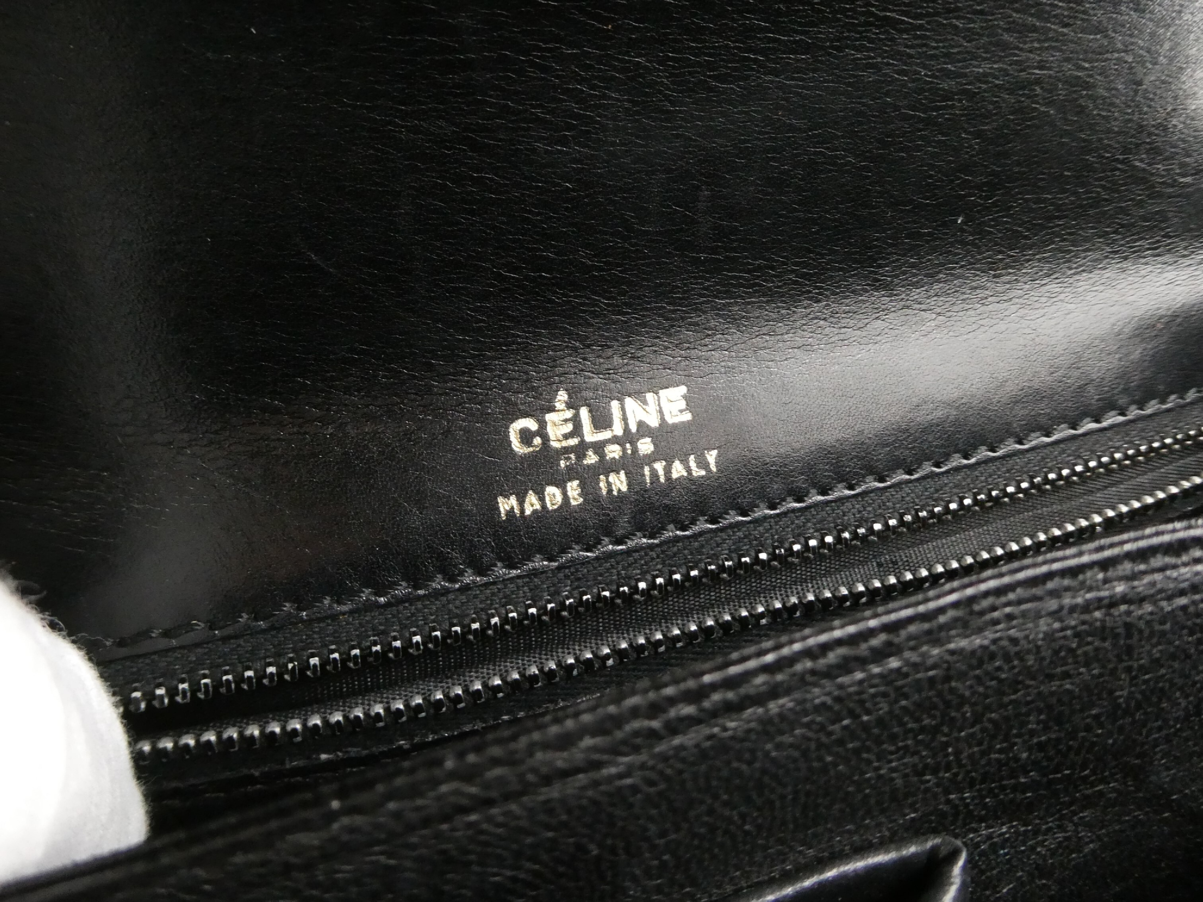 leather shoulder bag with carriage hardware — view 8