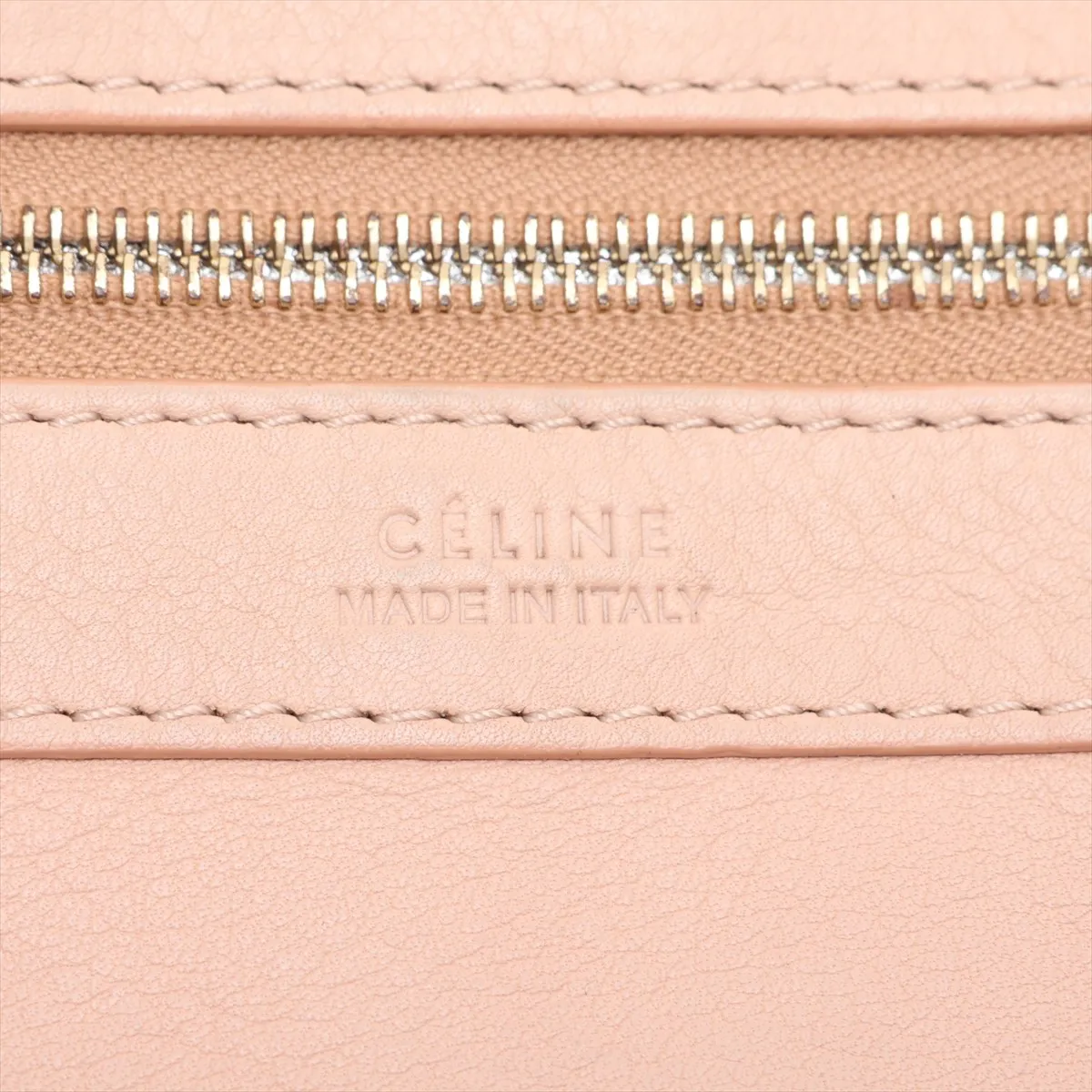 Cabas Phantom Leather Tote Bag Pink — view 11