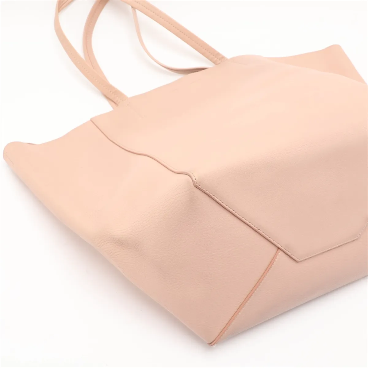 Cabas Phantom Leather Tote Bag Pink — view 4