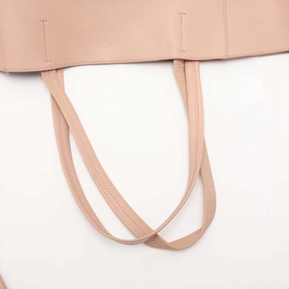 Cabas Phantom Leather Tote Bag Pink — view 5